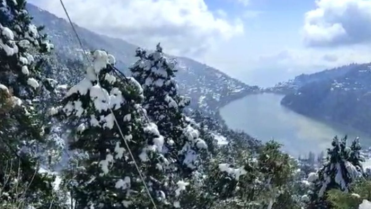 Snowfall in Nainital