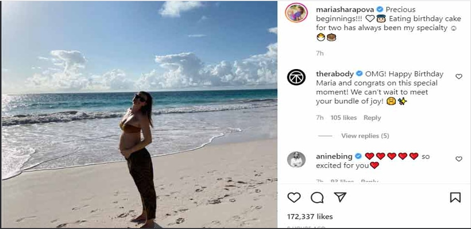 मारिया शारापोवा ने इस  इंस्टाग्राम पोस्ट शेयर करते हुए दी खुशखबरी मारिया शारापोवा ने इस  इंस्टाग्राम पोस्ट शेयर करते हुए दी खुशखबरी