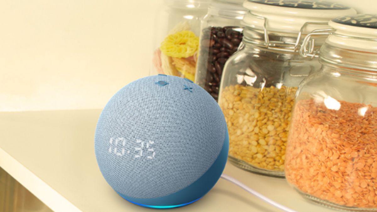 Echo Dot with clock