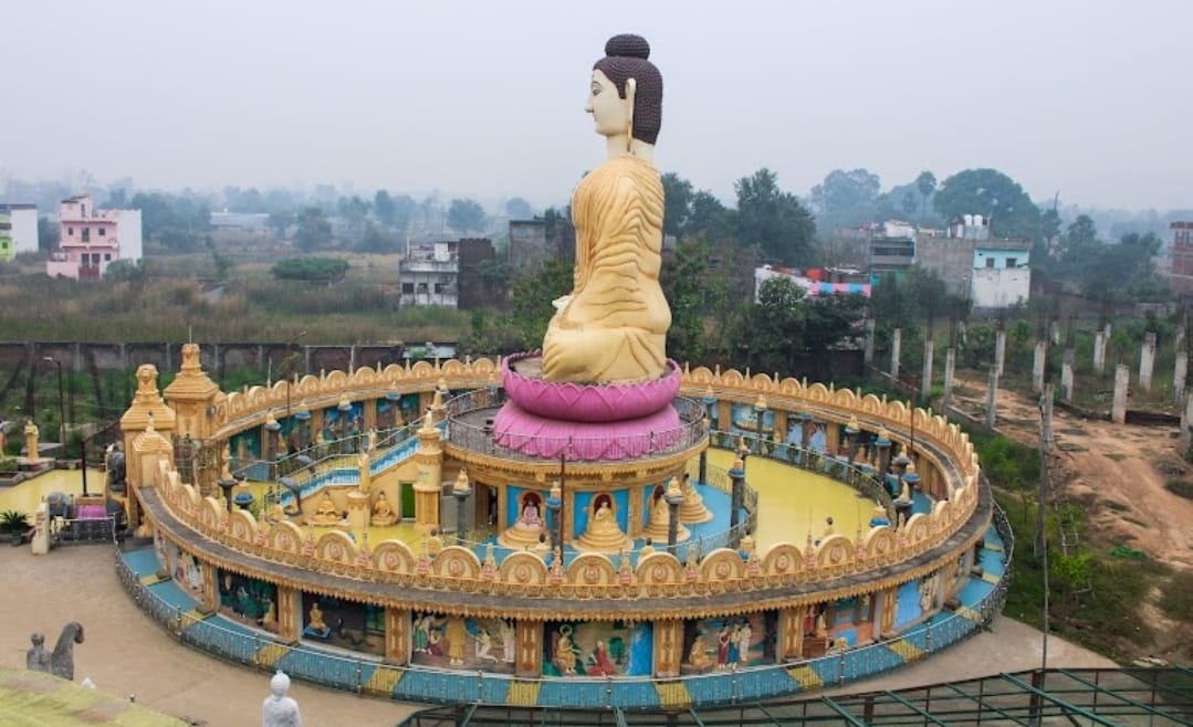 बिहार की दूसरी सबसे ऊंची बुद्ध प्रतिमा