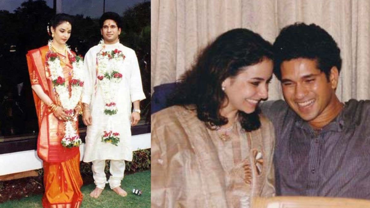 Anjali And Sachin Tendulkar