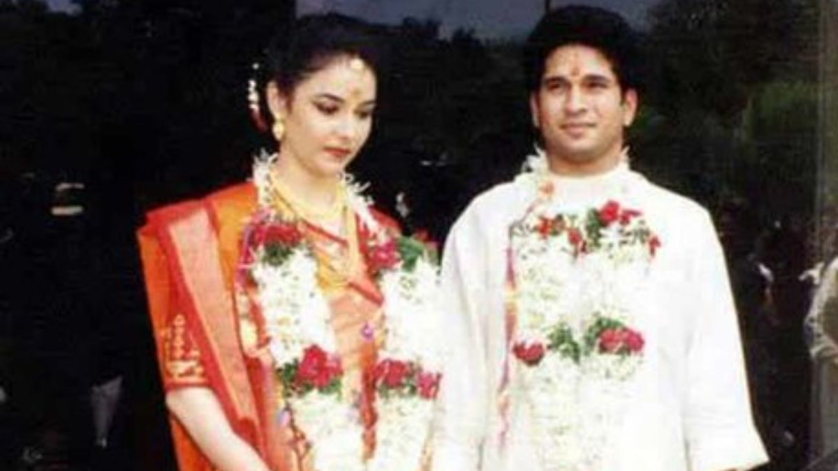 Anjali And Sachin Tendulkar