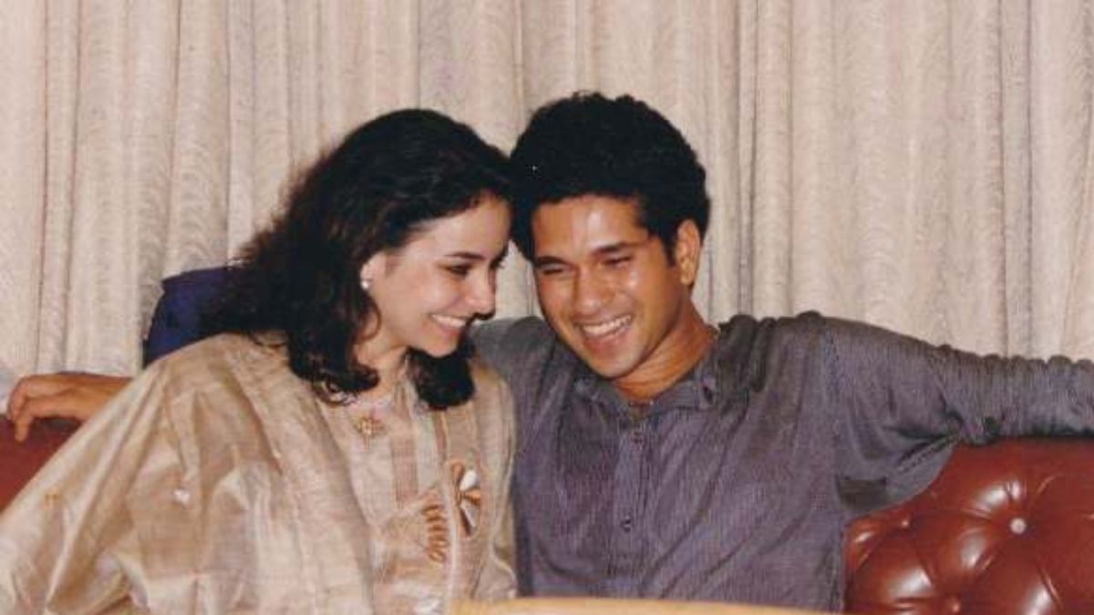 Anjali And Sachin Tendulkar