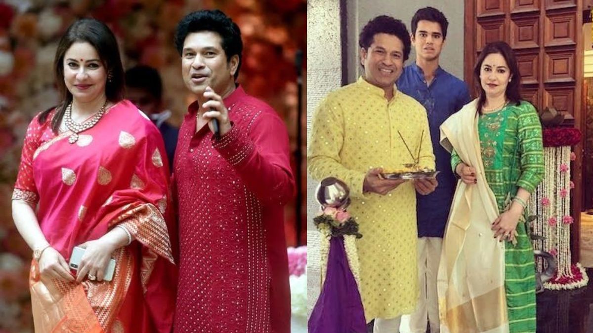 Anjali And Sachin Tendulkar