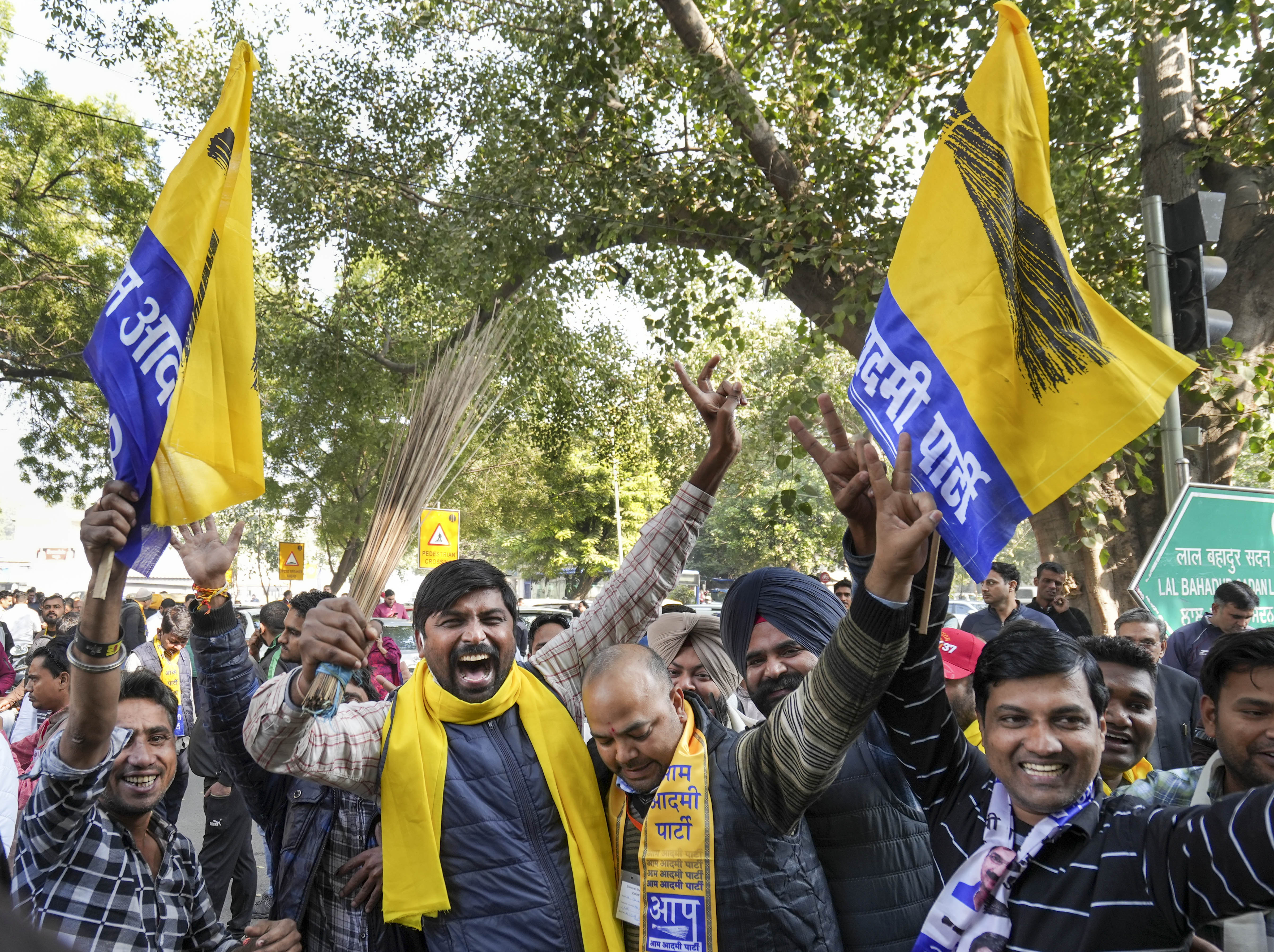 AAP wins MCD Elections