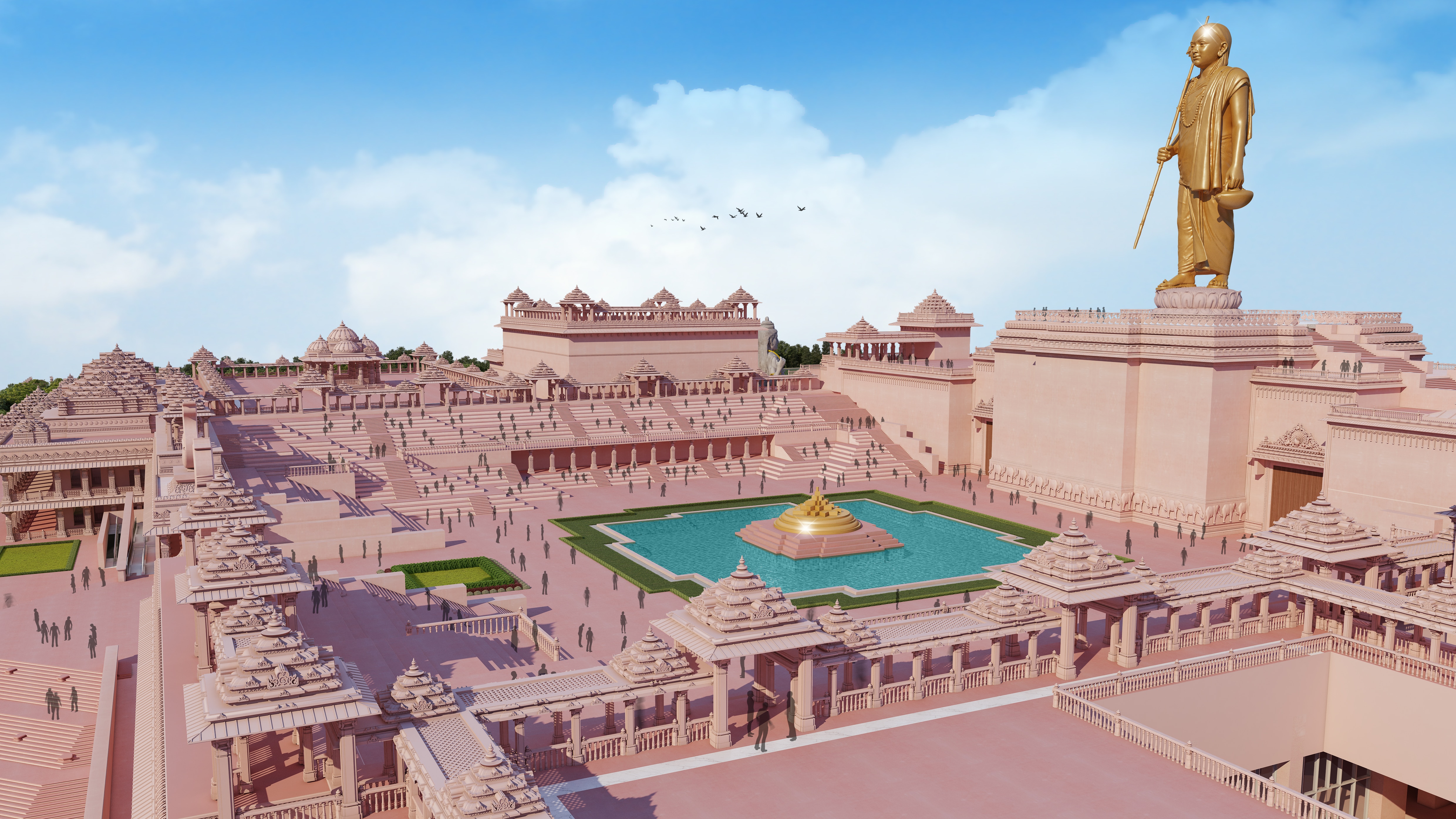 जगद्गगुरू शंकराचार्य की प्रतिमा