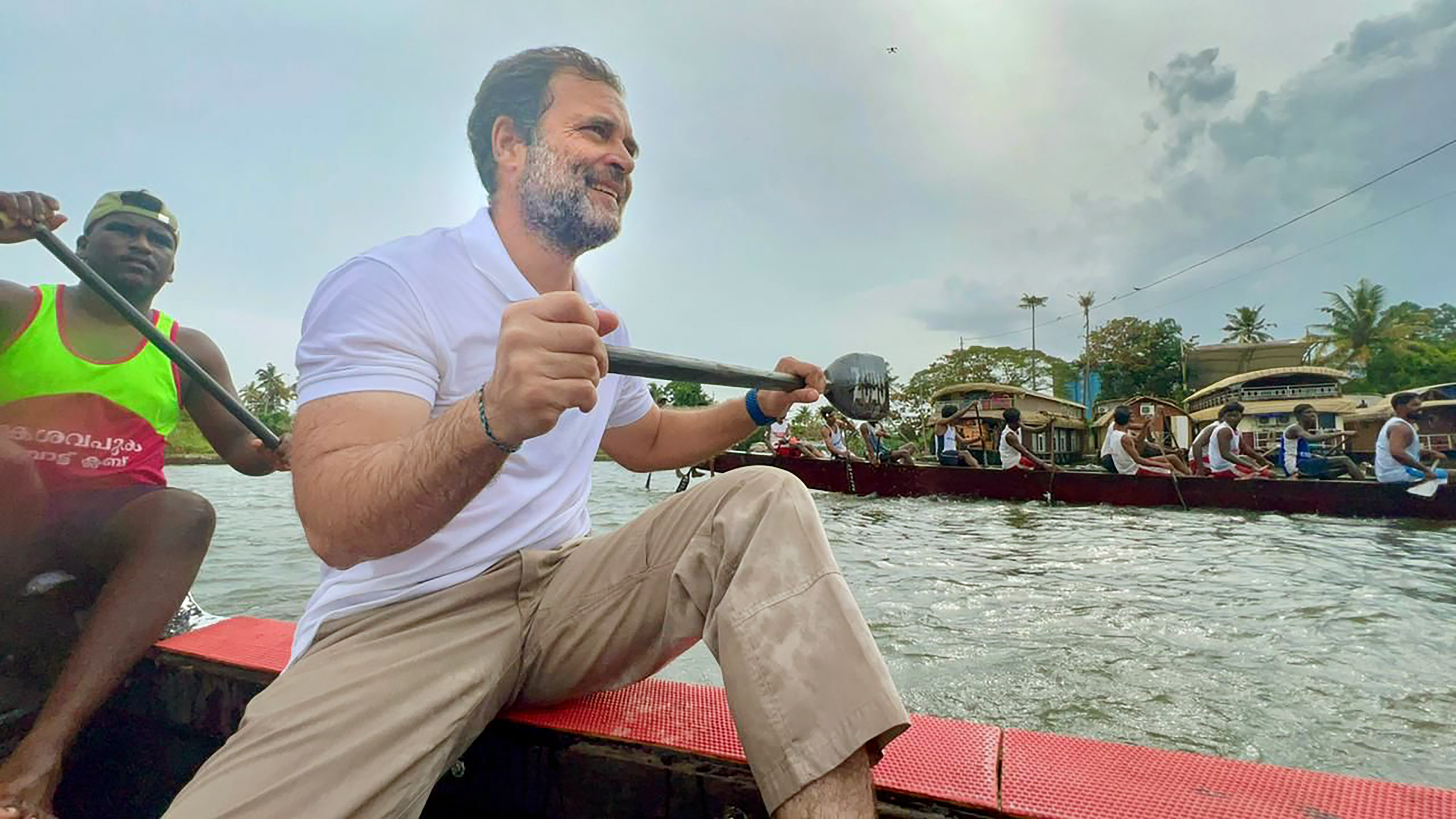 अलापुझा में राहुल गांधी