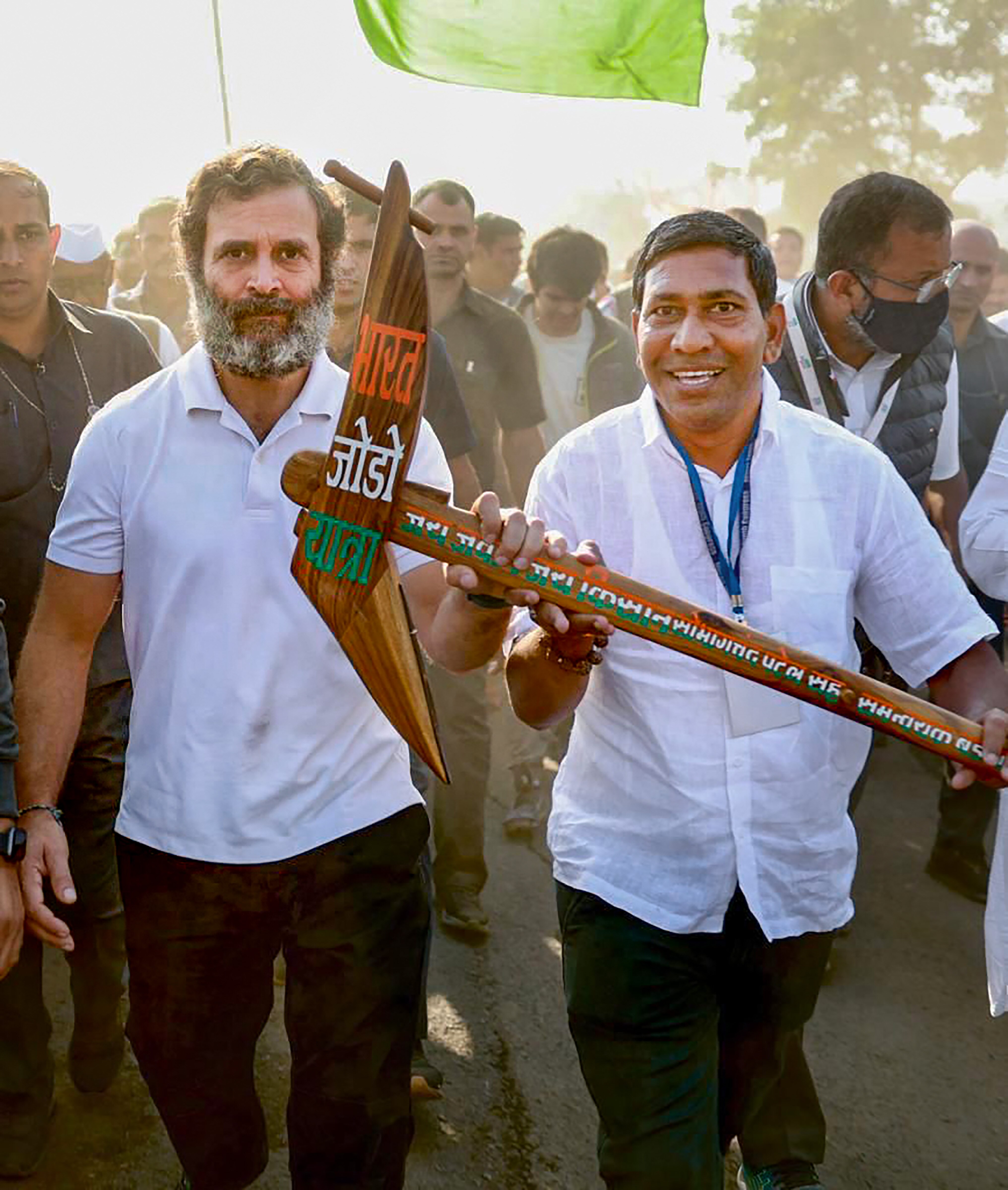 खरगौन में भारत जोड़ो यात्रा