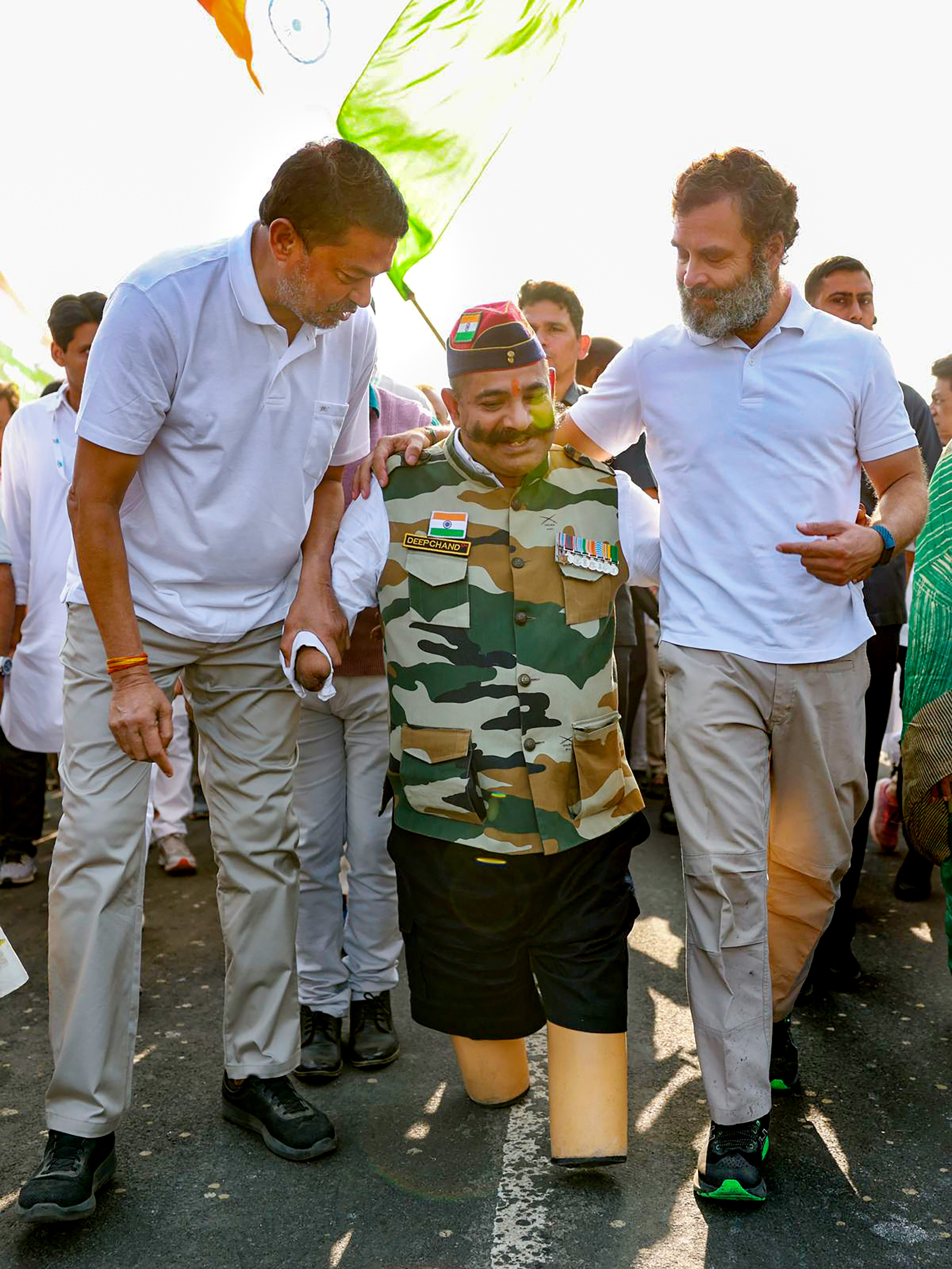 महाराष्ट्र के बुलढाना में भारत जोड़ो यात्रा