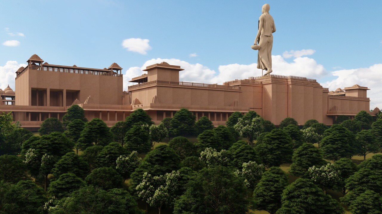 मान्धाता पर्वत पर बनेगी मूर्ति