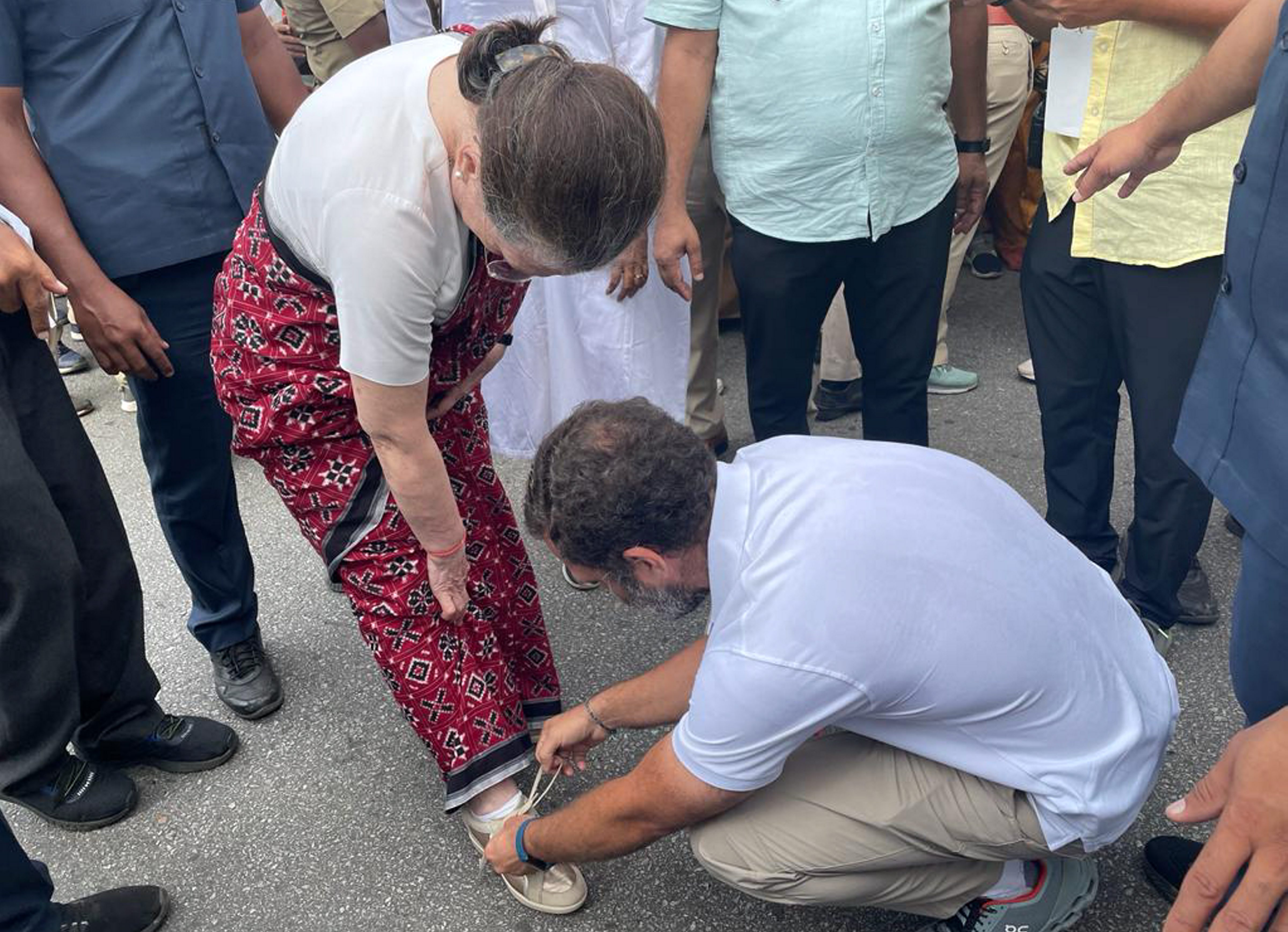 मांडया में भारत जोड़ो यात्रा