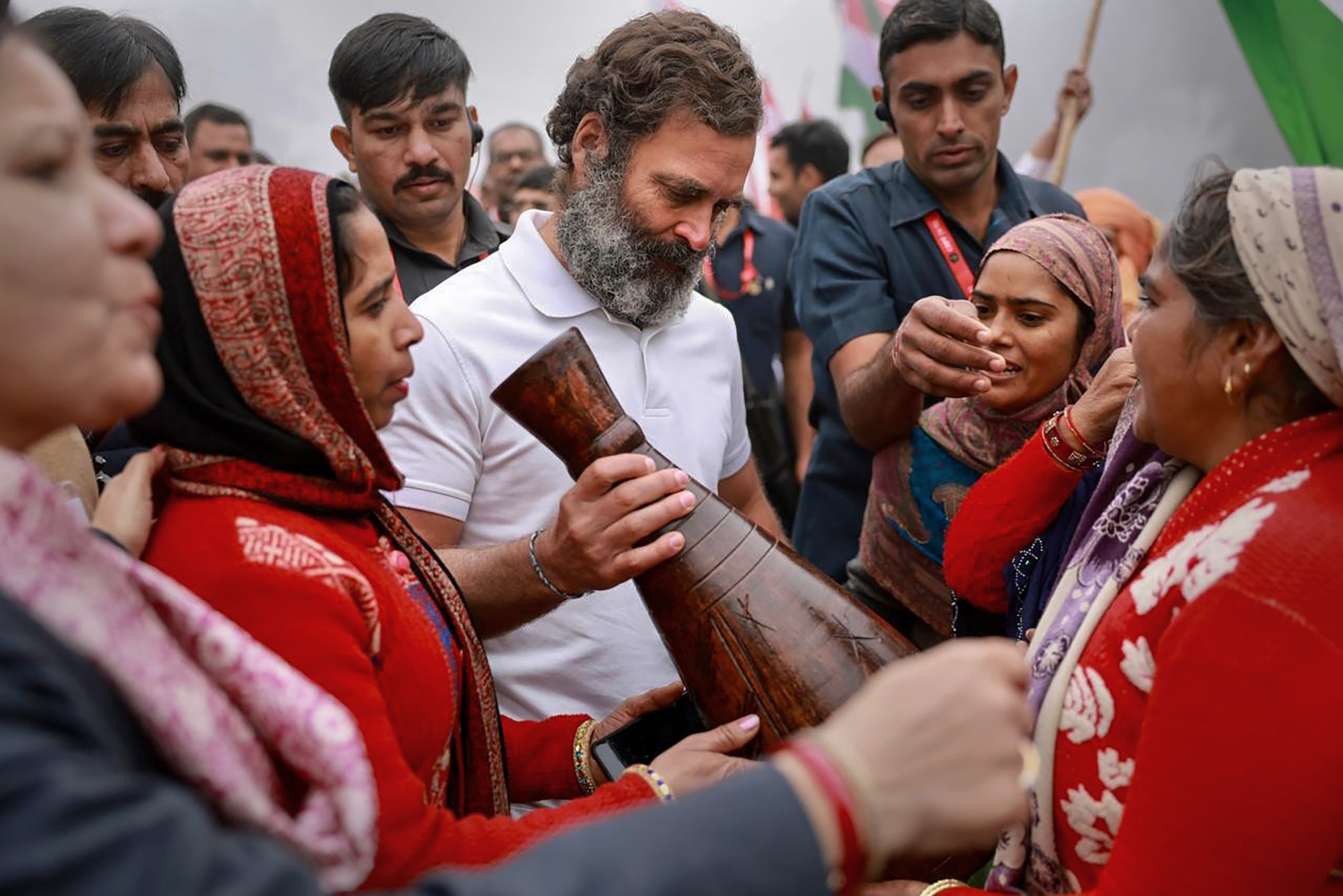 हरियाणा के नूंह में भारत जोड़ो यात्रा