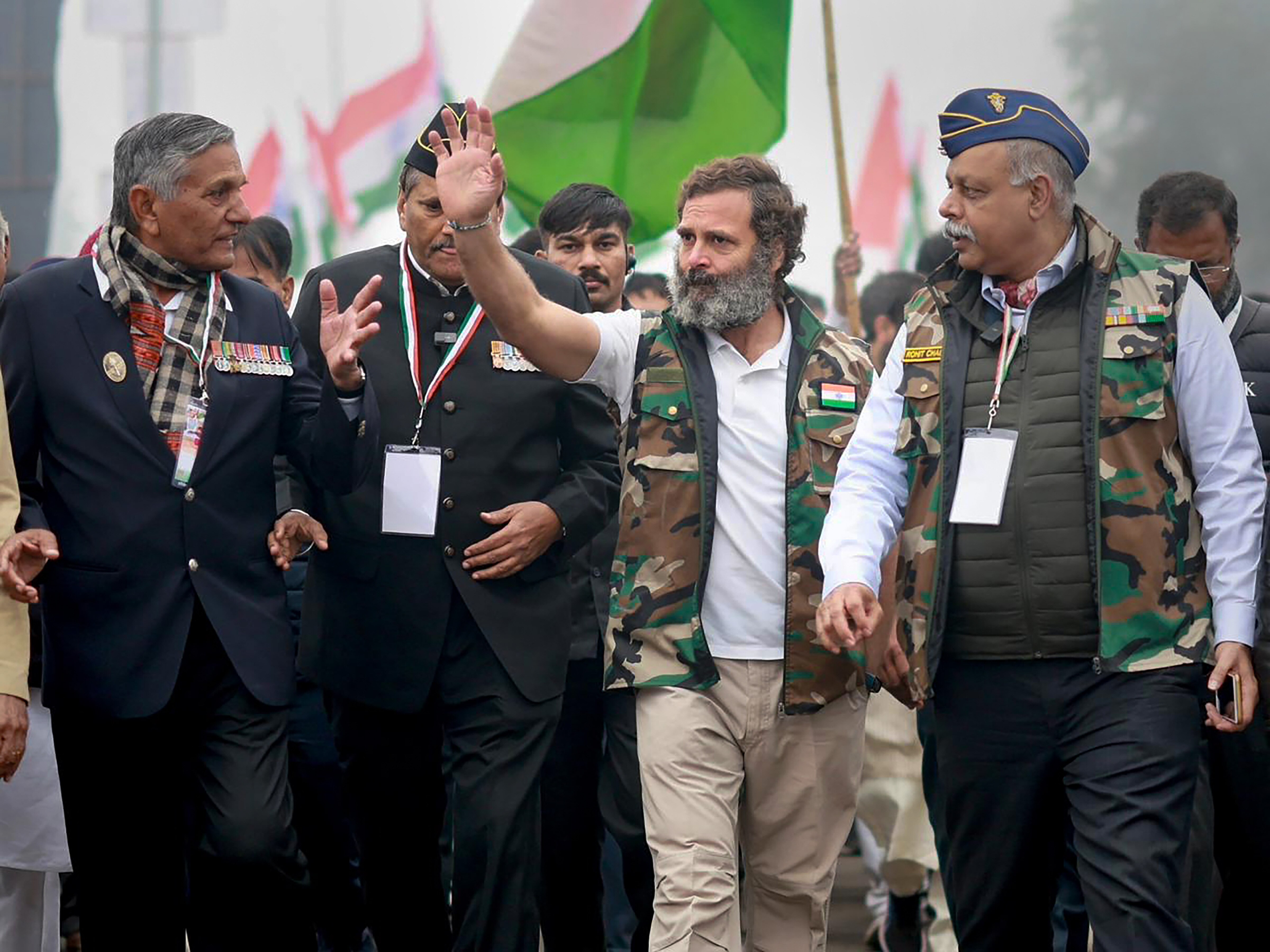 राजस्थान के नूंह में भारत जोड़ो यात्रा