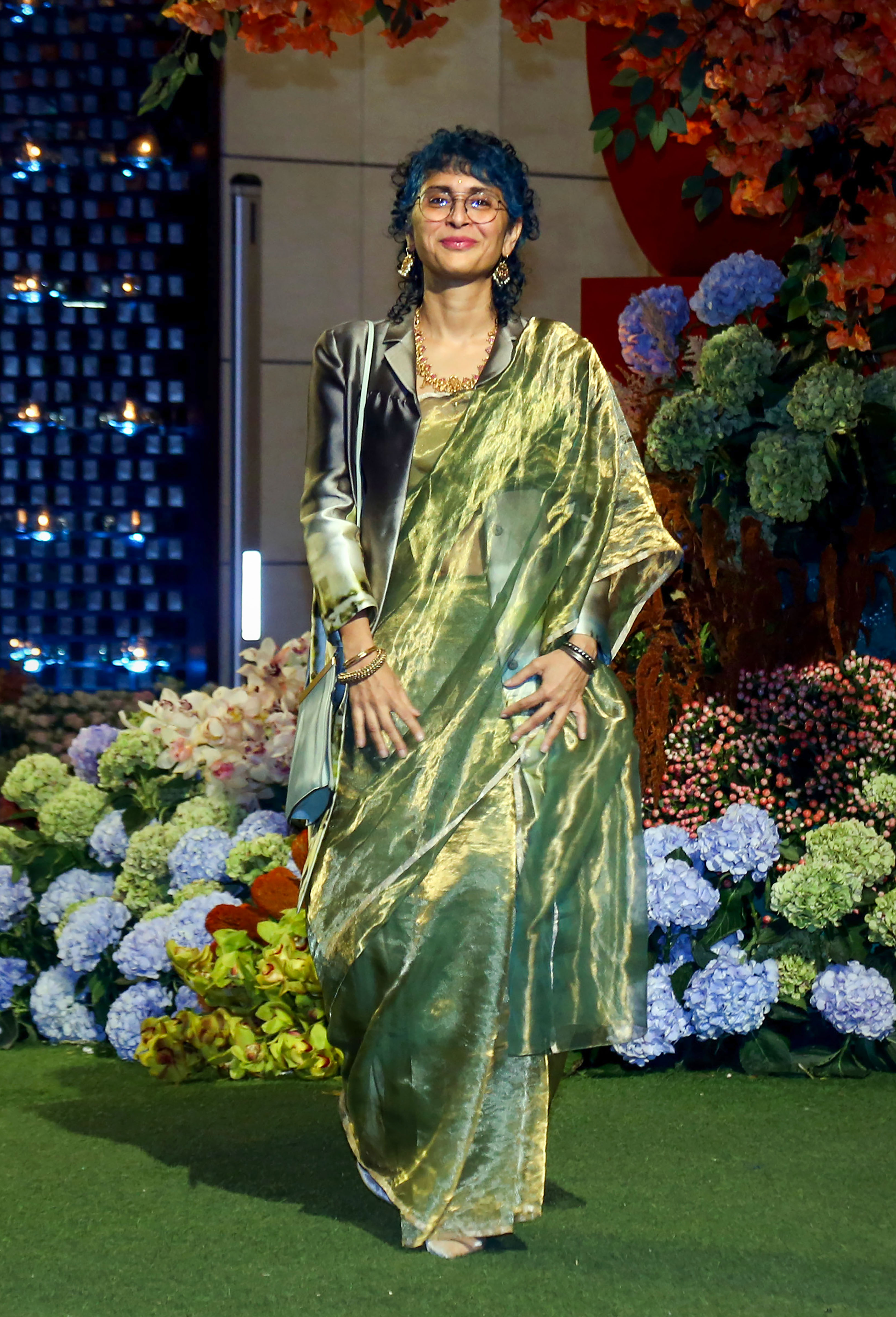 Bollywood film producer Kiran Rao at Anant Ambani's engagement ceremony