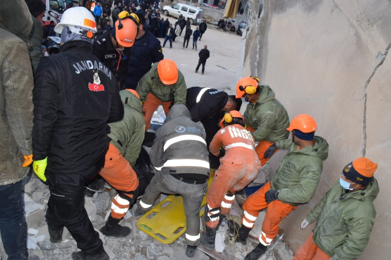 Rescue operation in Turkey