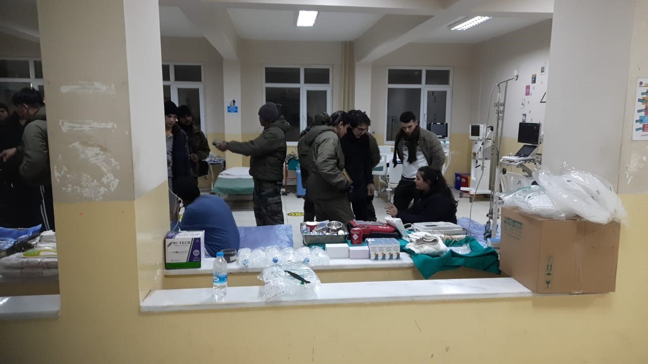 Rescue operation in Turkey