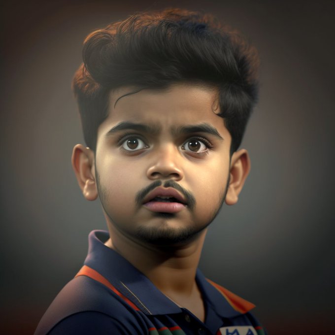 Cricketers AI Generated Pictures