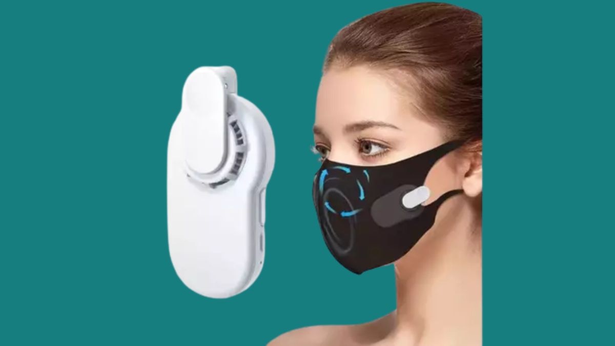 Portable Mini Mask with Cooling Fan
