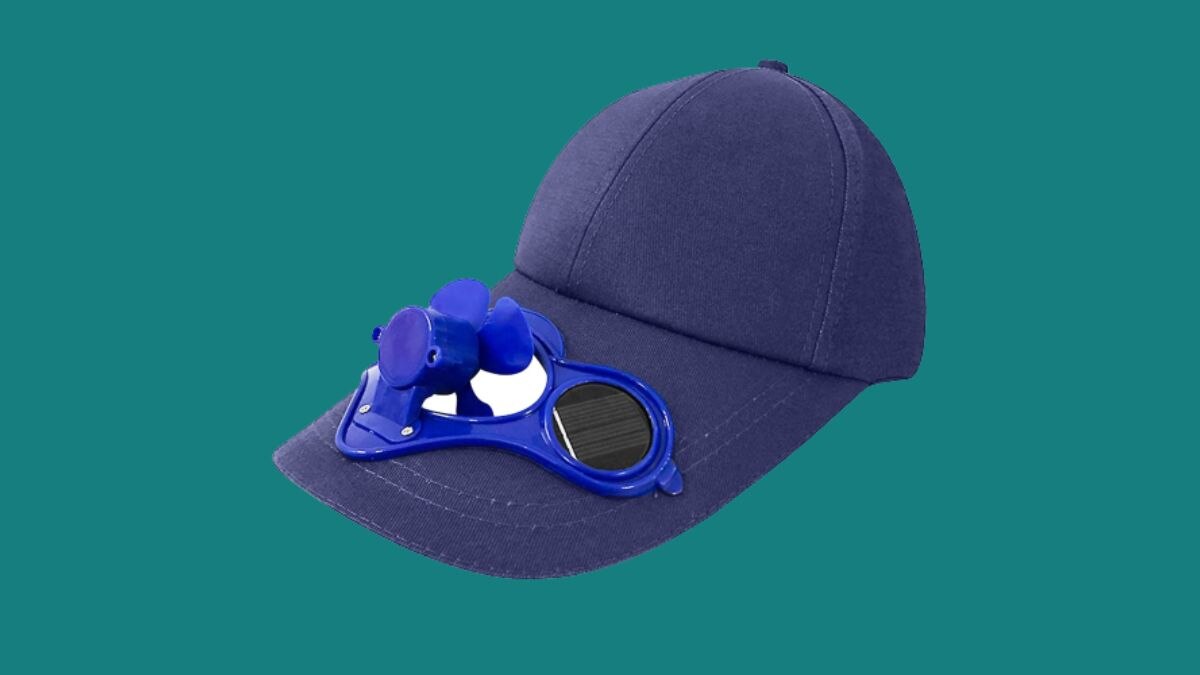 ​Solar Cap with Fan