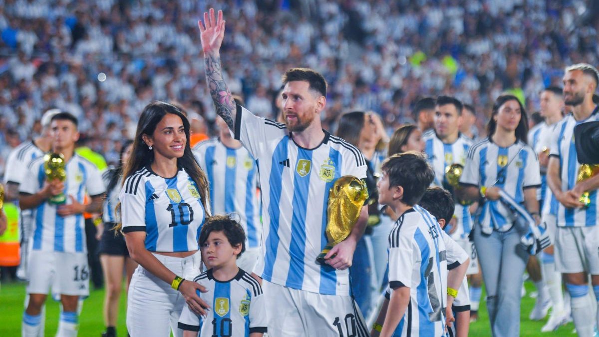 मैच के बाद मेसी