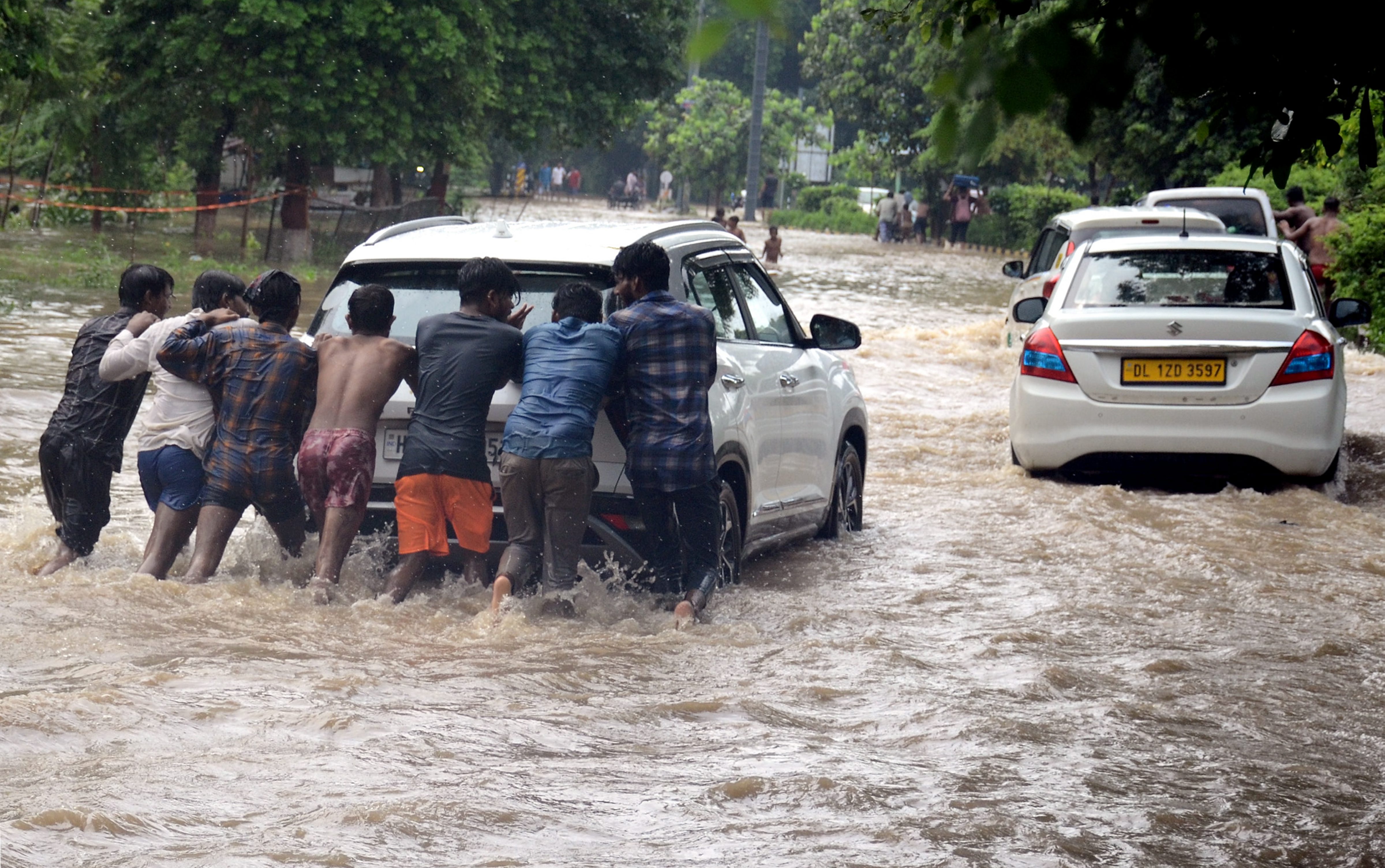 गुरुग्राम में बारिश