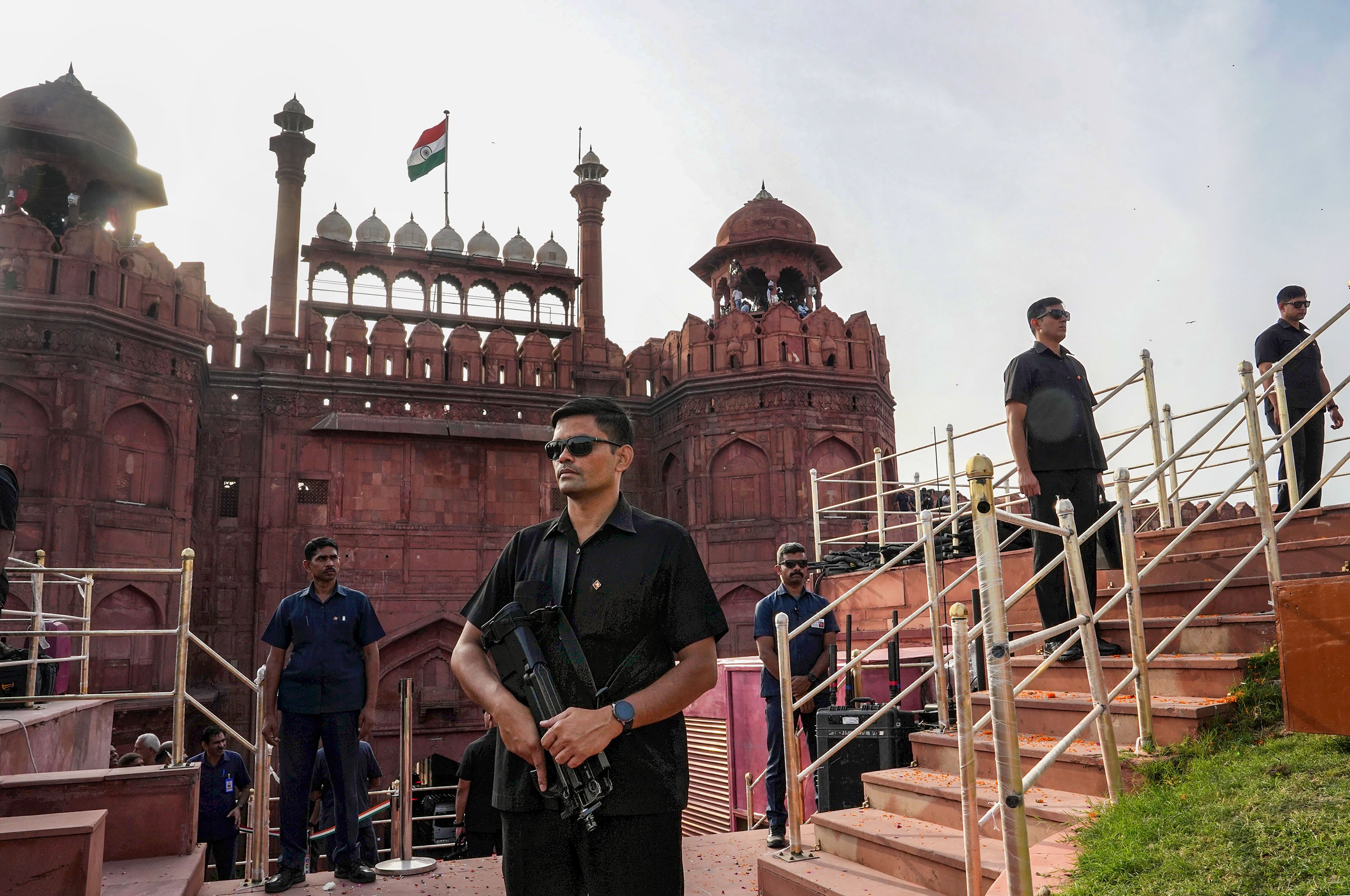 लाल किले पर फुल ड्रेस रिहर्सल