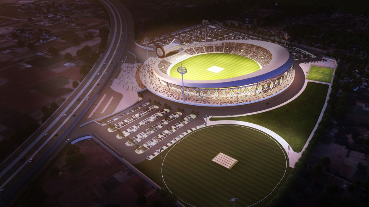 दो साल में अंतरराष्ट्रीय क्रिकेट स्टेडियम बनकर तैयार हो जाएगा