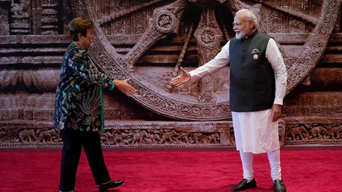 आईएमएफ निदेशक का पीएम मोदी ने किया स्वागत