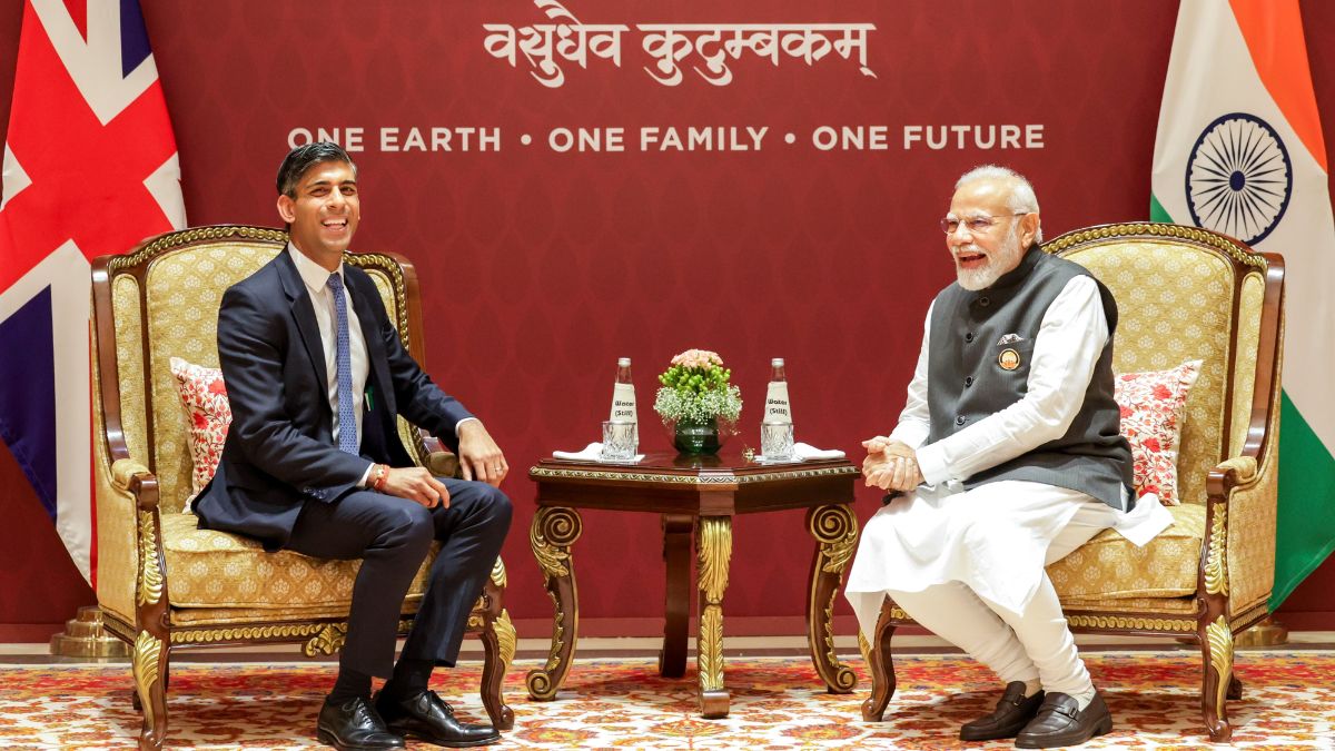  ऋषि सुनक के साथ पीएम मोदी