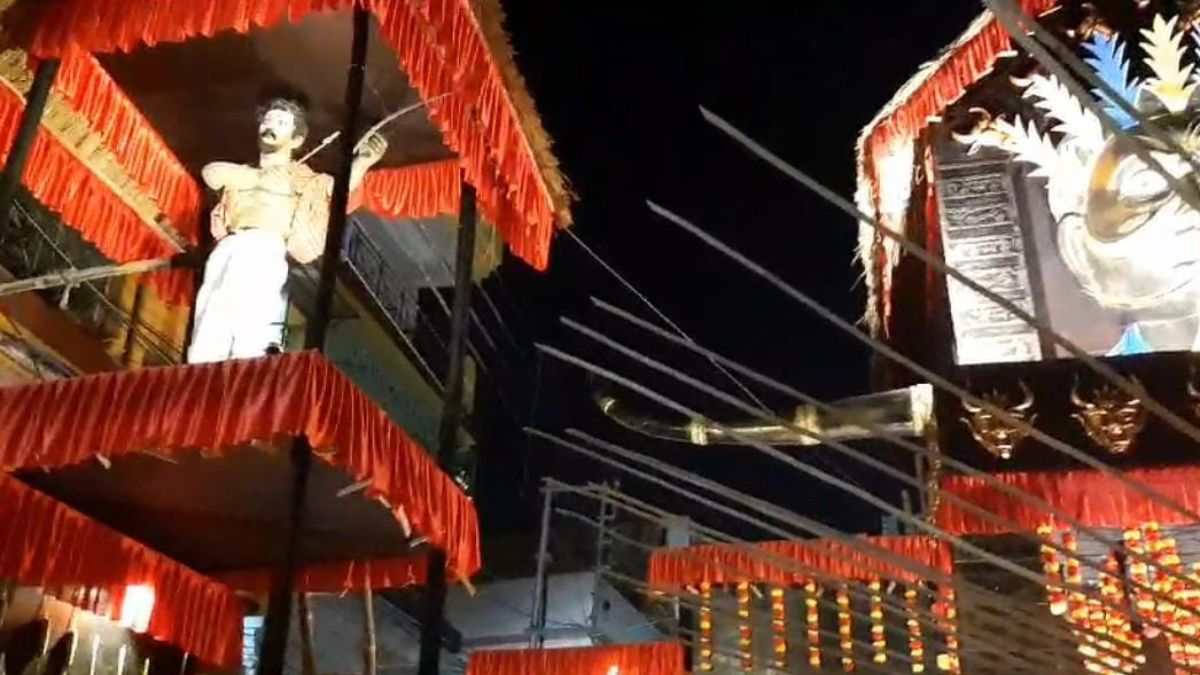 पूजा पंडाल 