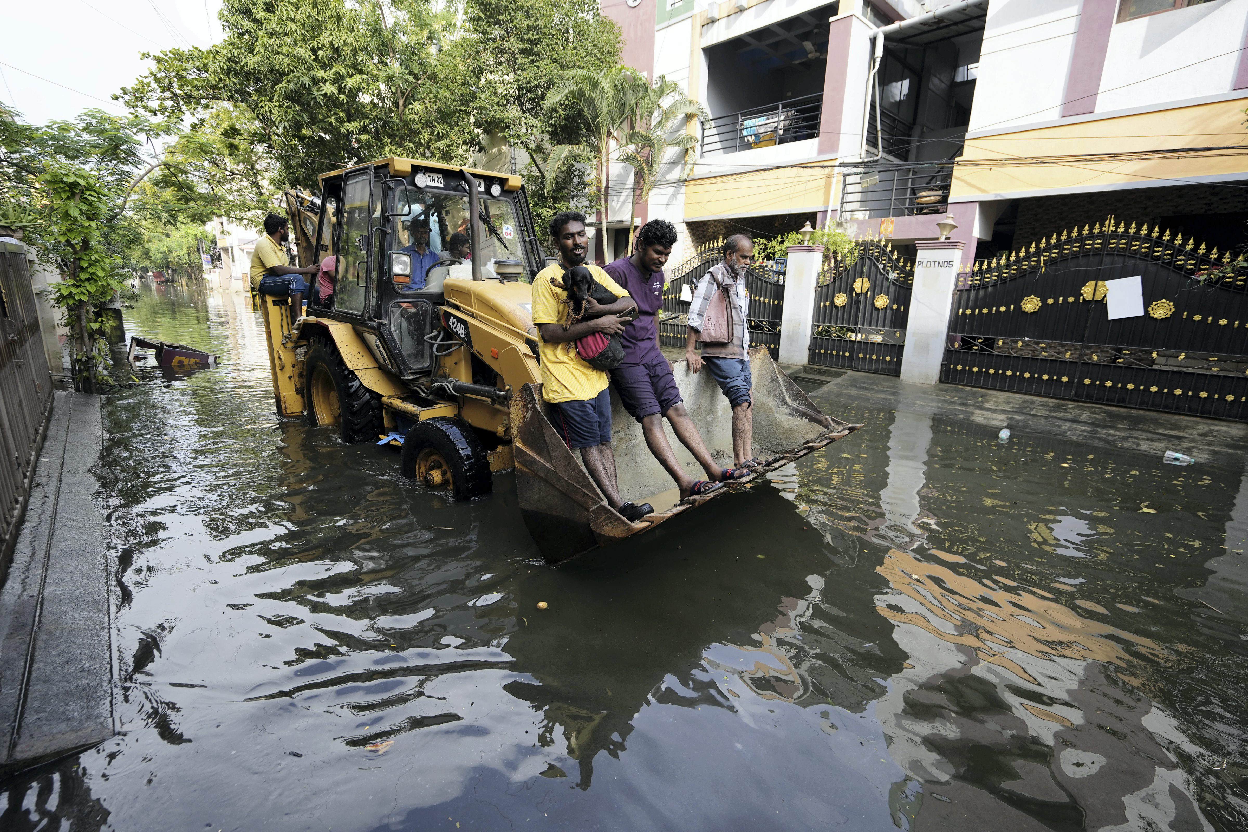 मिचौंग तूफान का असर