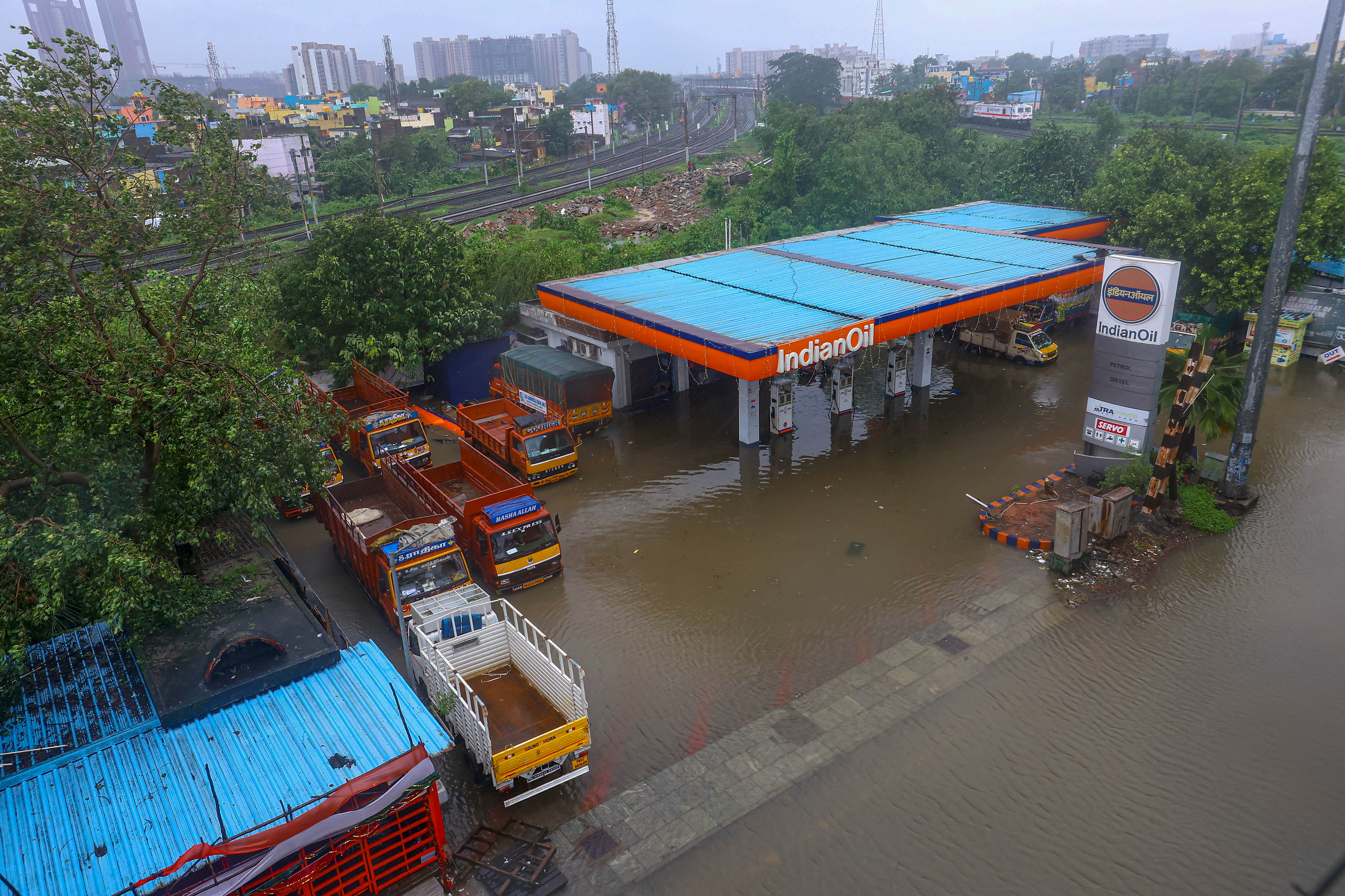 चेन्नई में असर