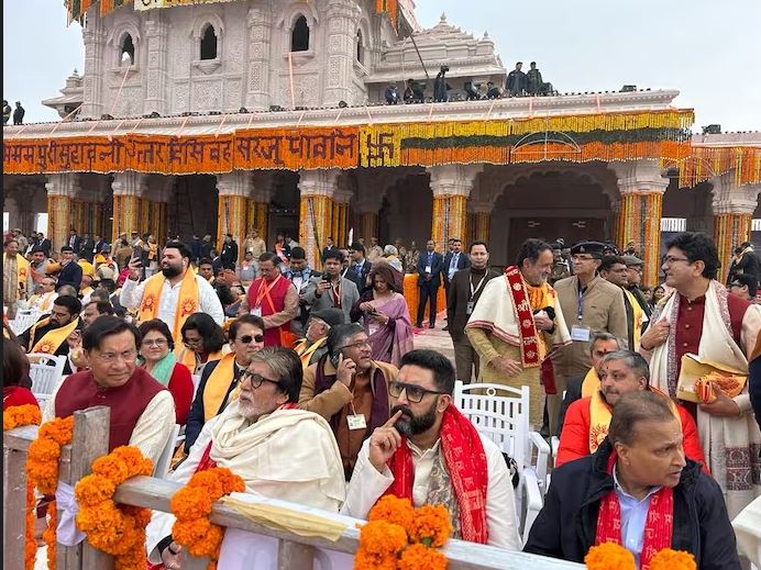 तस्वीरों में रामलला प्राण प्रतिष्ठा का अद्भुत समारोह