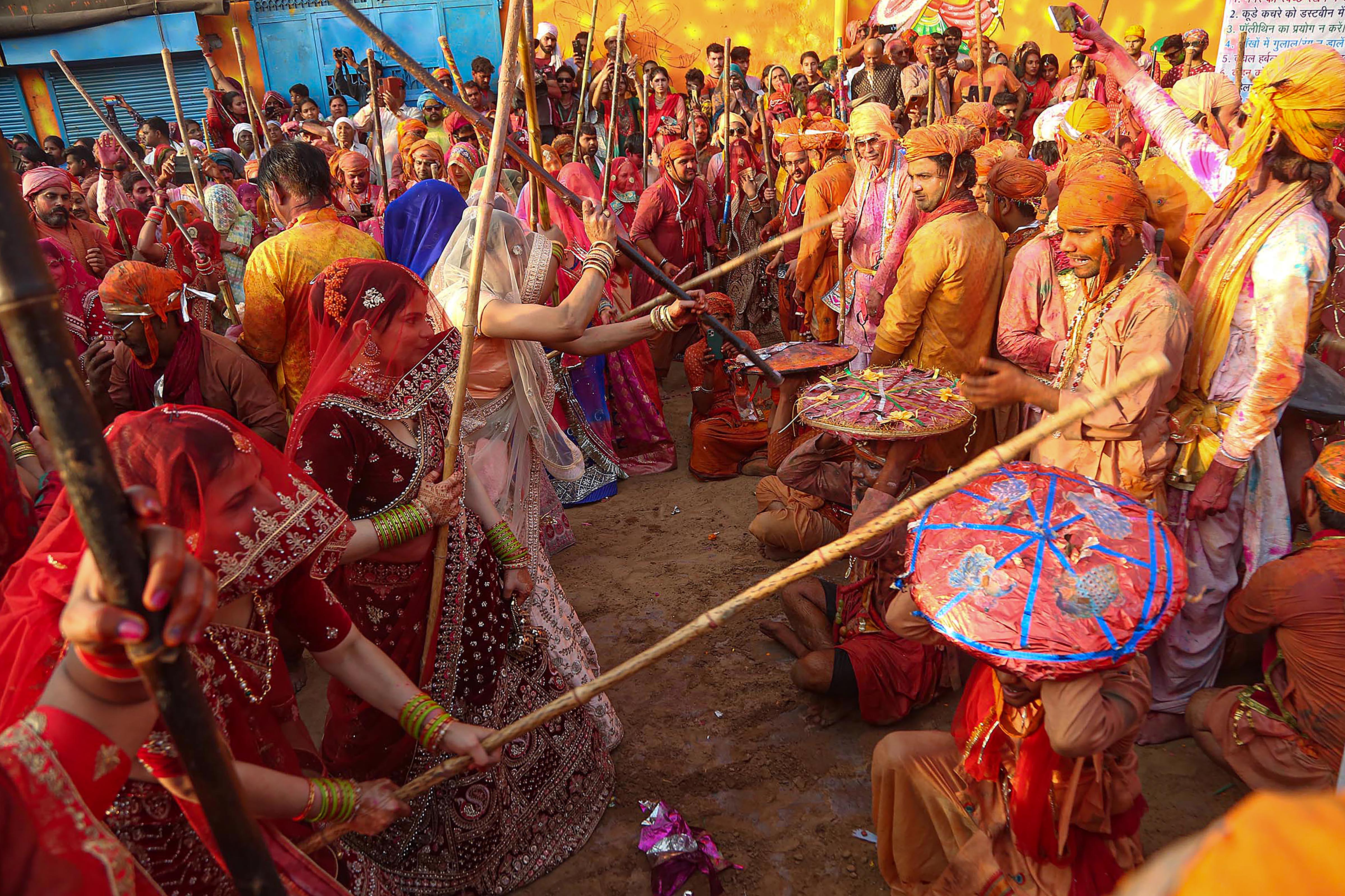 Lathmaar Holi (Photo/PTI)