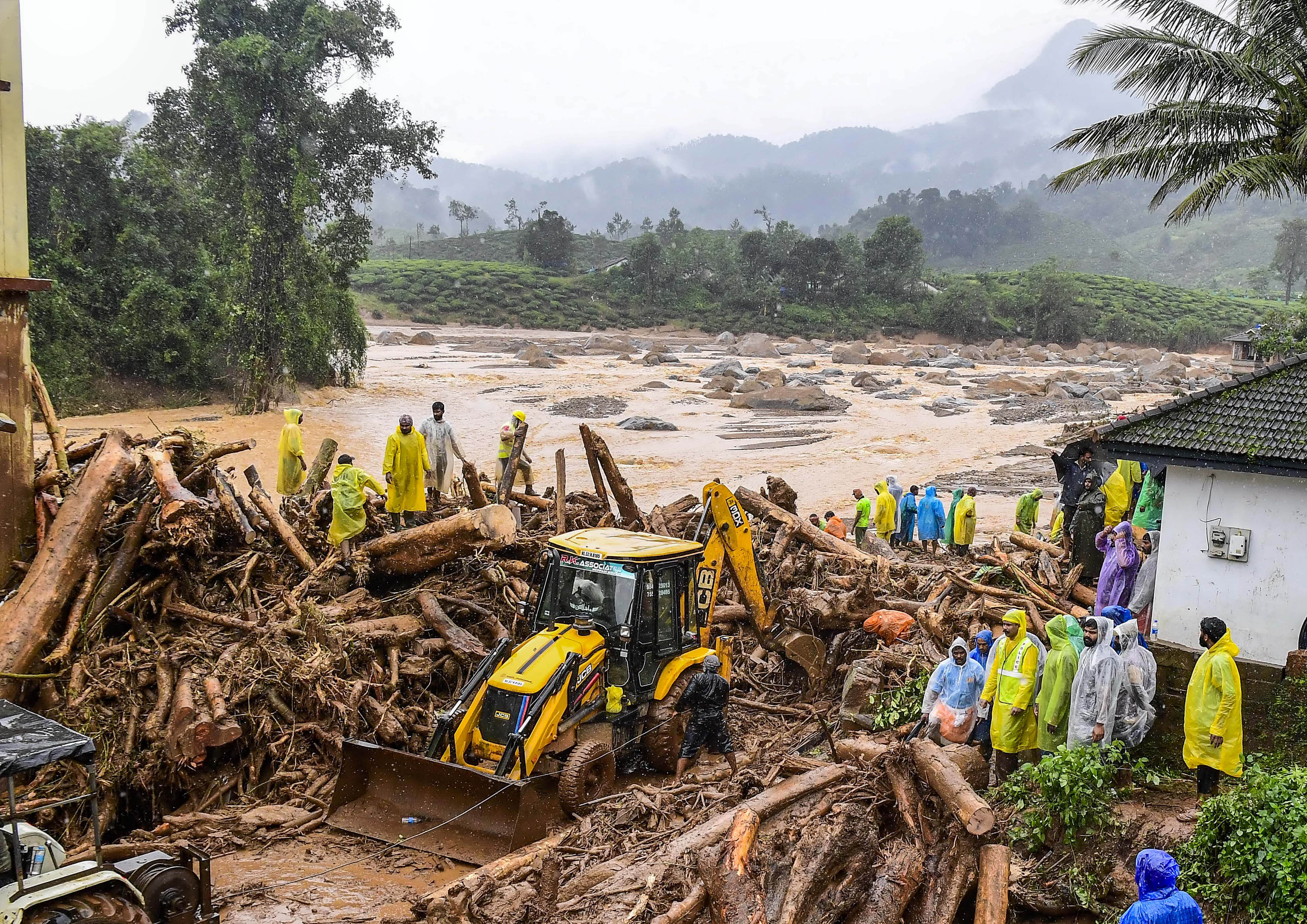 Rescue operation underway after a landslide (PTI Photo) Rescue operation underway after a landslide (PTI Photo)