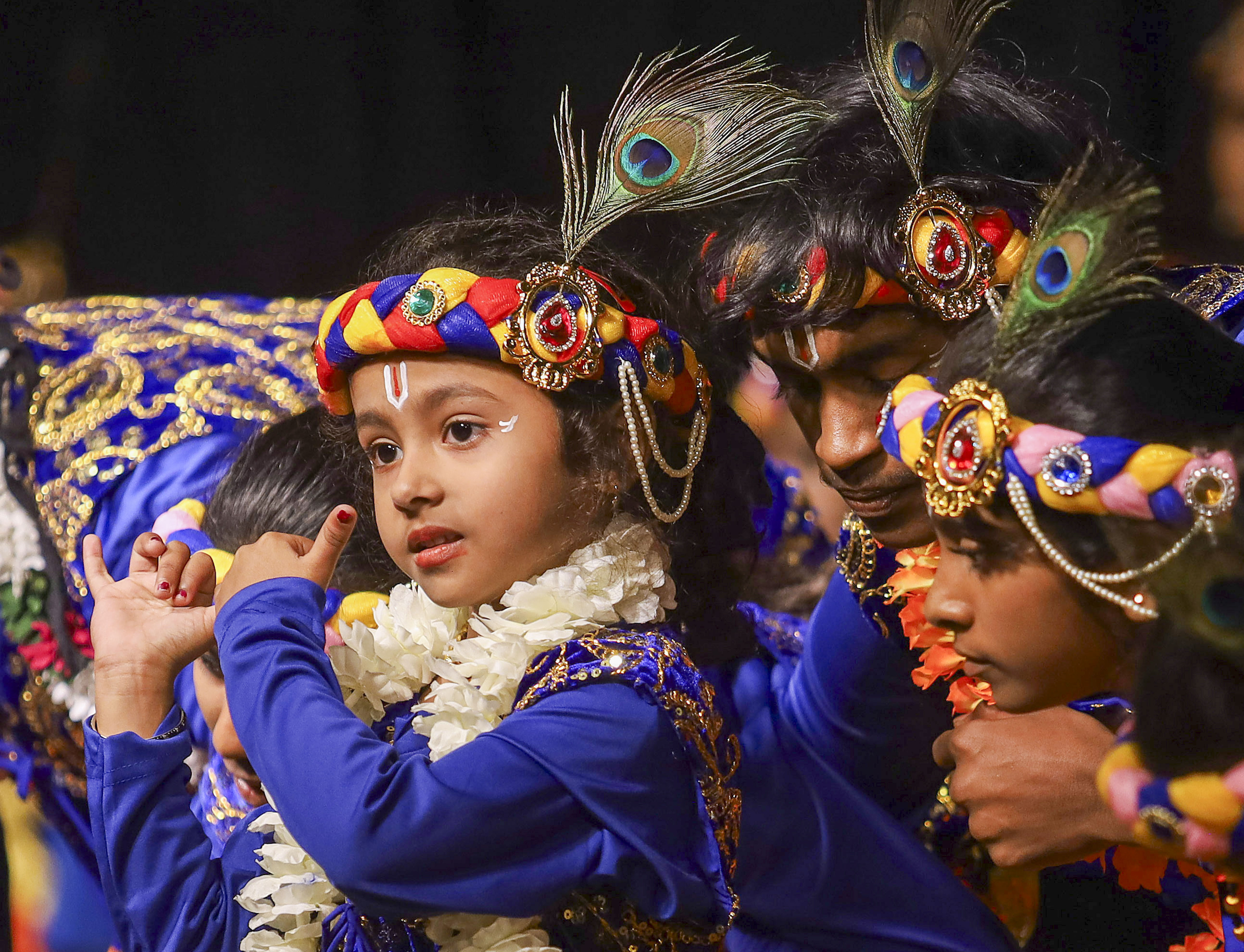 बेंगलुरु में जन्माष्टमी फेस्टिवल सेलिब्रेशन (Photo/PTI)