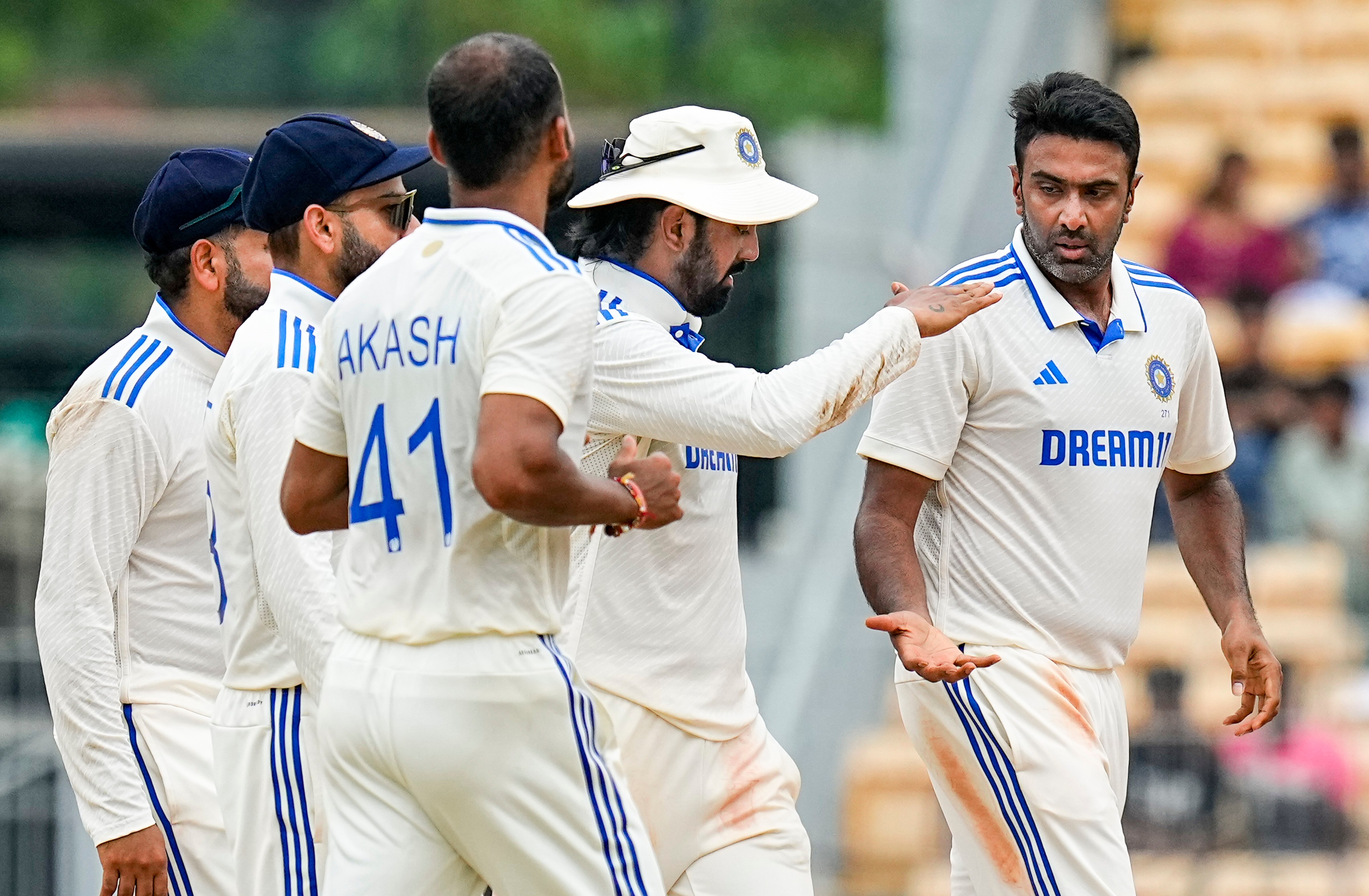 ASHWIN 7TH FIVE WICKET HAUL IN FOURTH INNINGS INDIA VS BANGLADESH FIRST TEST ASHWIN 7TH FIVE WICKET HAUL IN FOURTH INNINGS INDIA VS BANGLADESH FIRST TEST