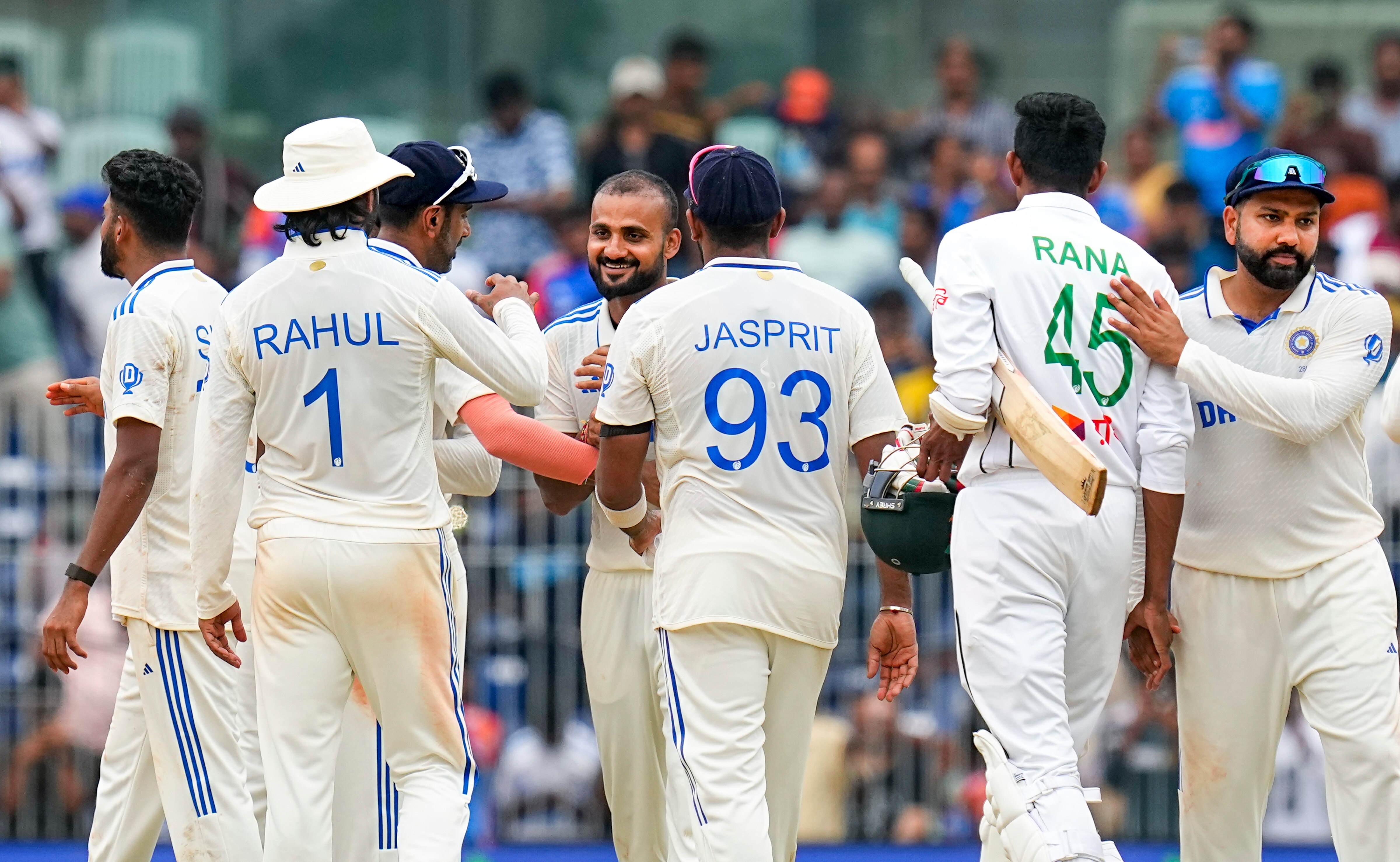 INDIA VS BANGLADESH FIRST TEST INDIA WINS INDIA VS BANGLADESH FIRST TEST INDIA WINS