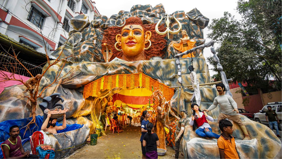 पूजा पंडाल