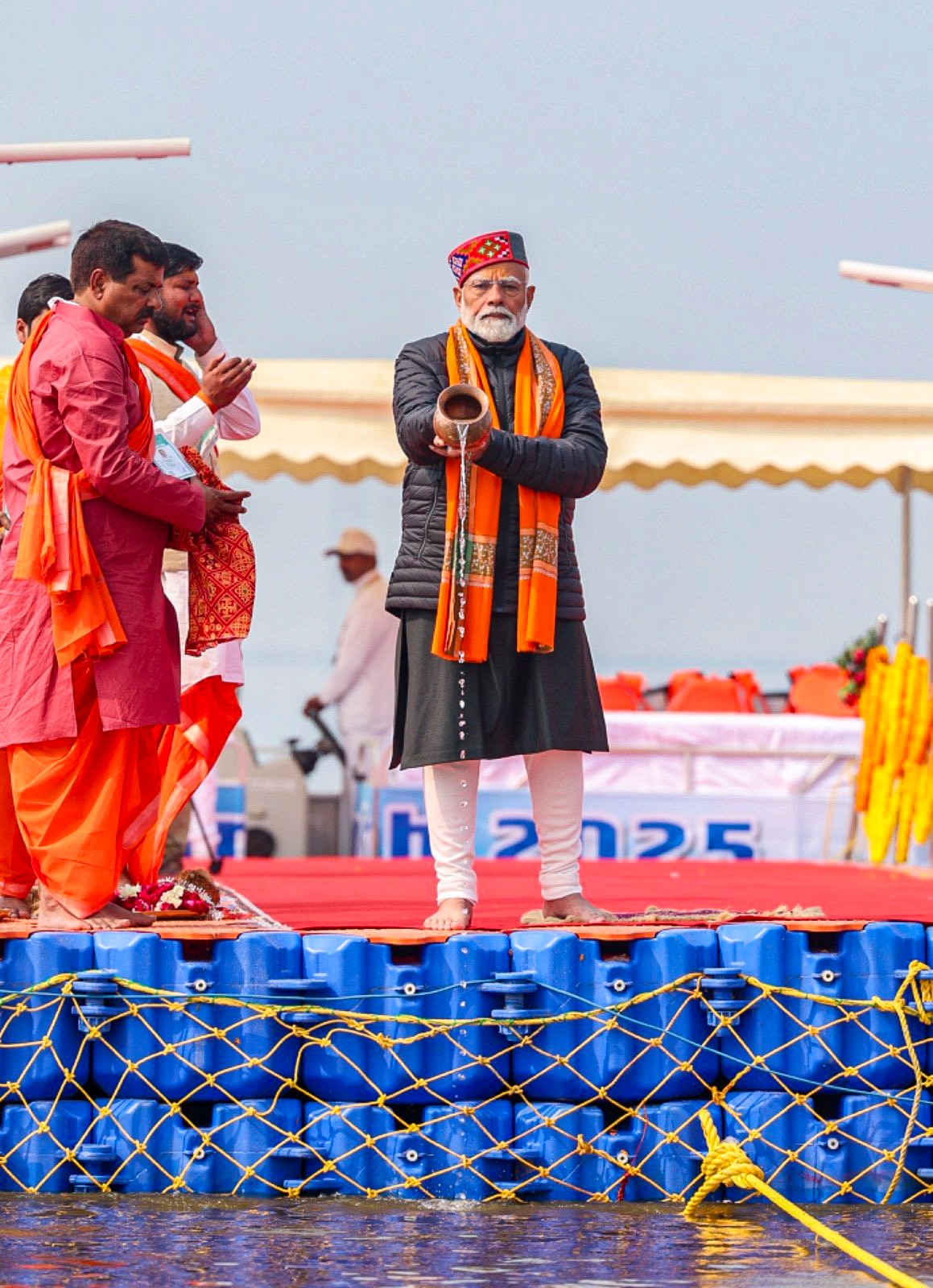 PM Modi in Mahakumbh 2025 (Photo/PTI)