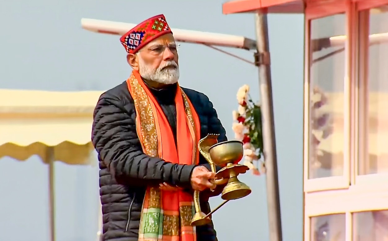 PM Modi in Mahakumbh 2025 (Photo/PTI)