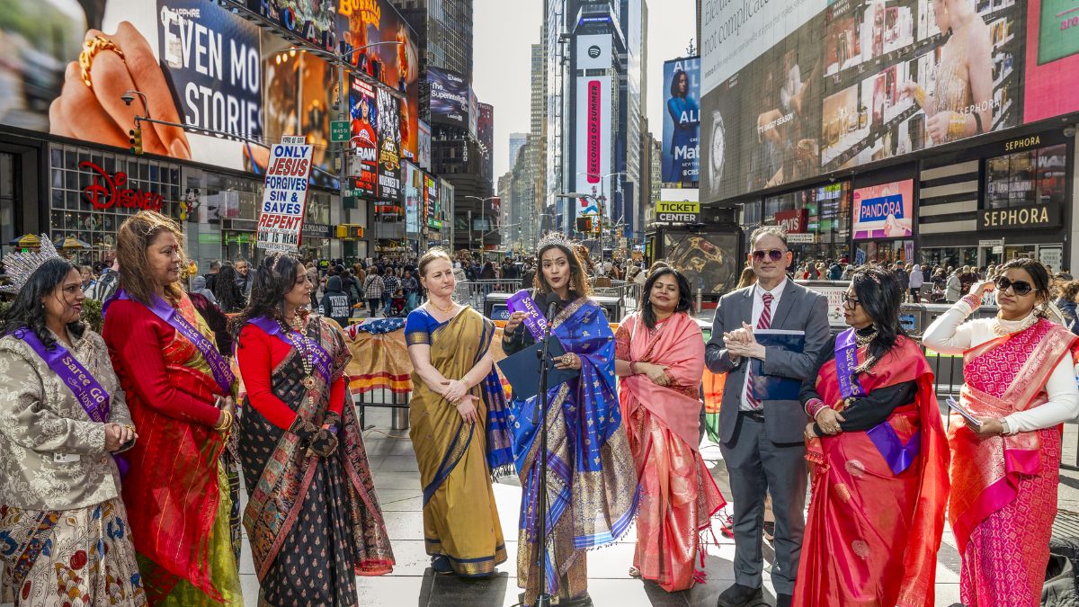 Saree Goes Global Event (Photo/PTI)