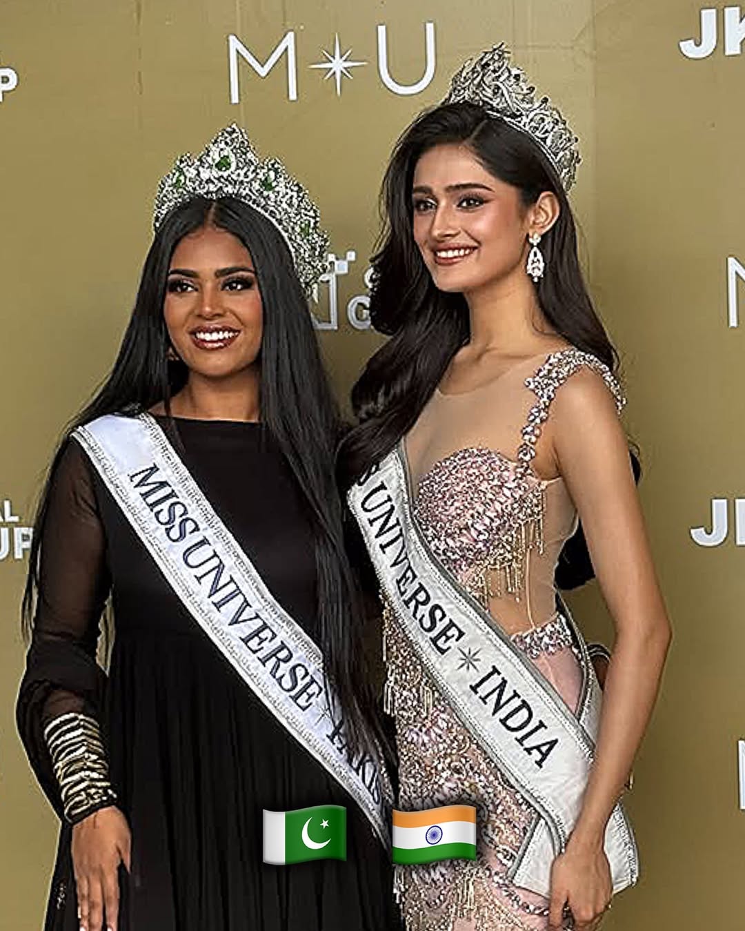 Roma Riaz and Manika Vishwakarma (Photo: Instagram/miss_universe_pakistan)