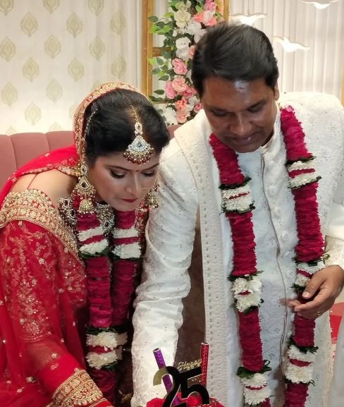 CID fame Aditya Srivastava celebrates anniversary with wife Manasi