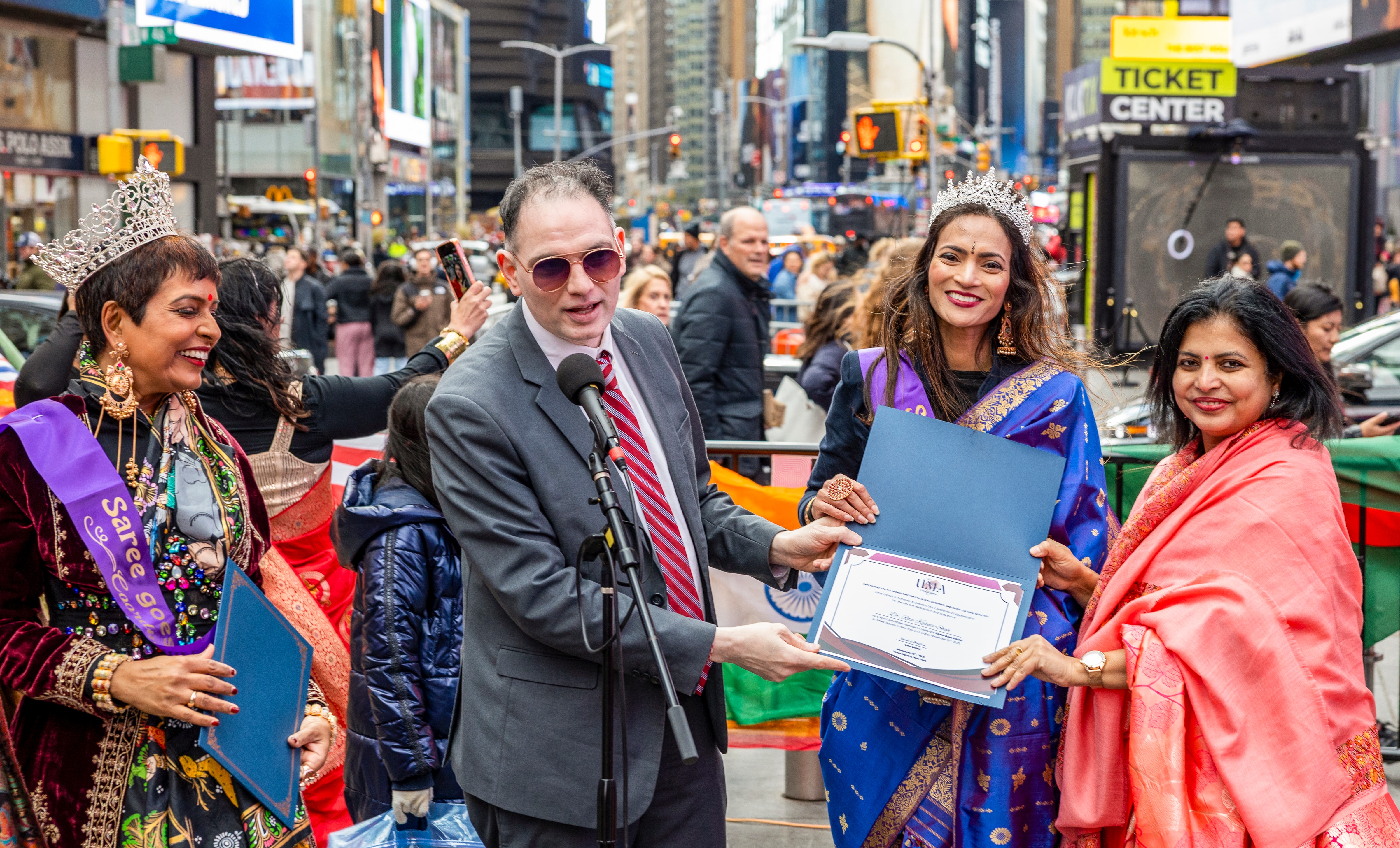 Saree Goes Global Event (Photo/PTI)