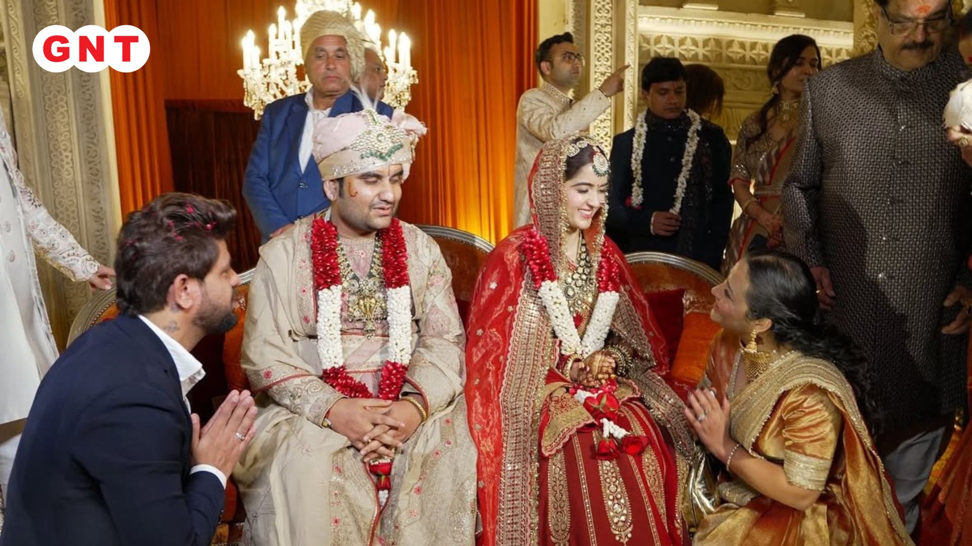 कथावाचक इंद्रेश उपाध्याय और हरियाणा के यमुनानगर की शिप्रा शर्मा का विवाह एक भव्य और अद्वितीय आध्यात्मिक उत्सव