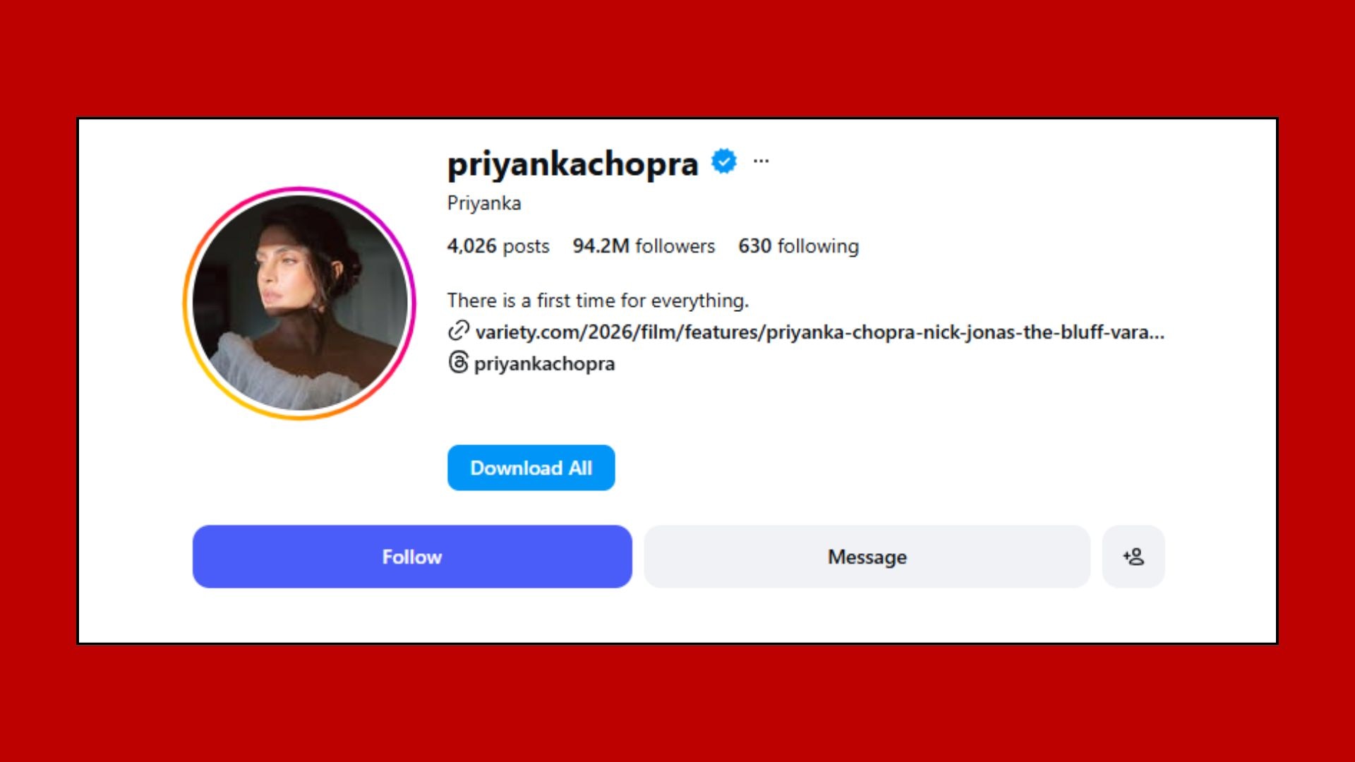 प्रियंका चोपड़ा