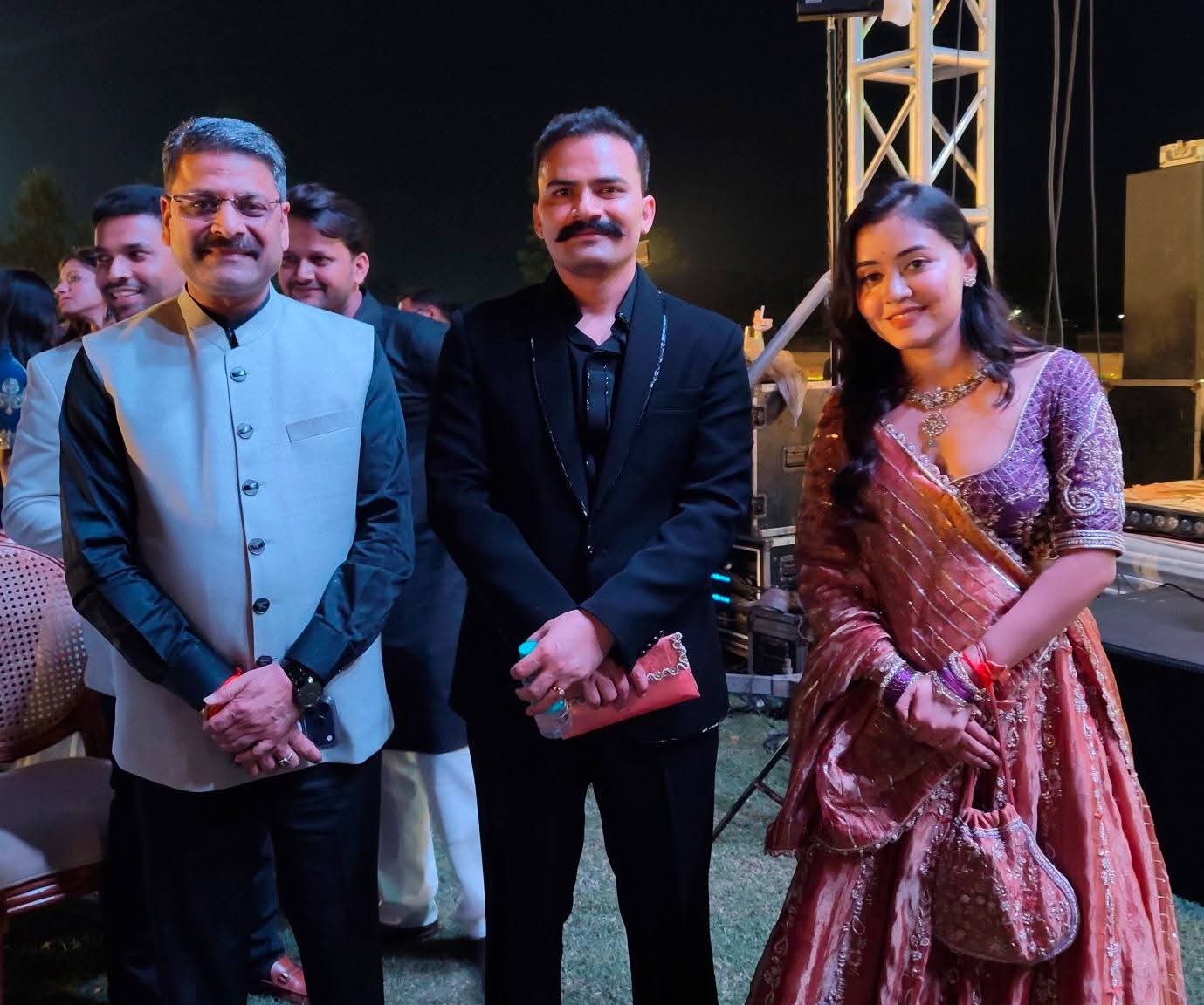 KK Bishnoi and Anshika Verma Ring Ceremony