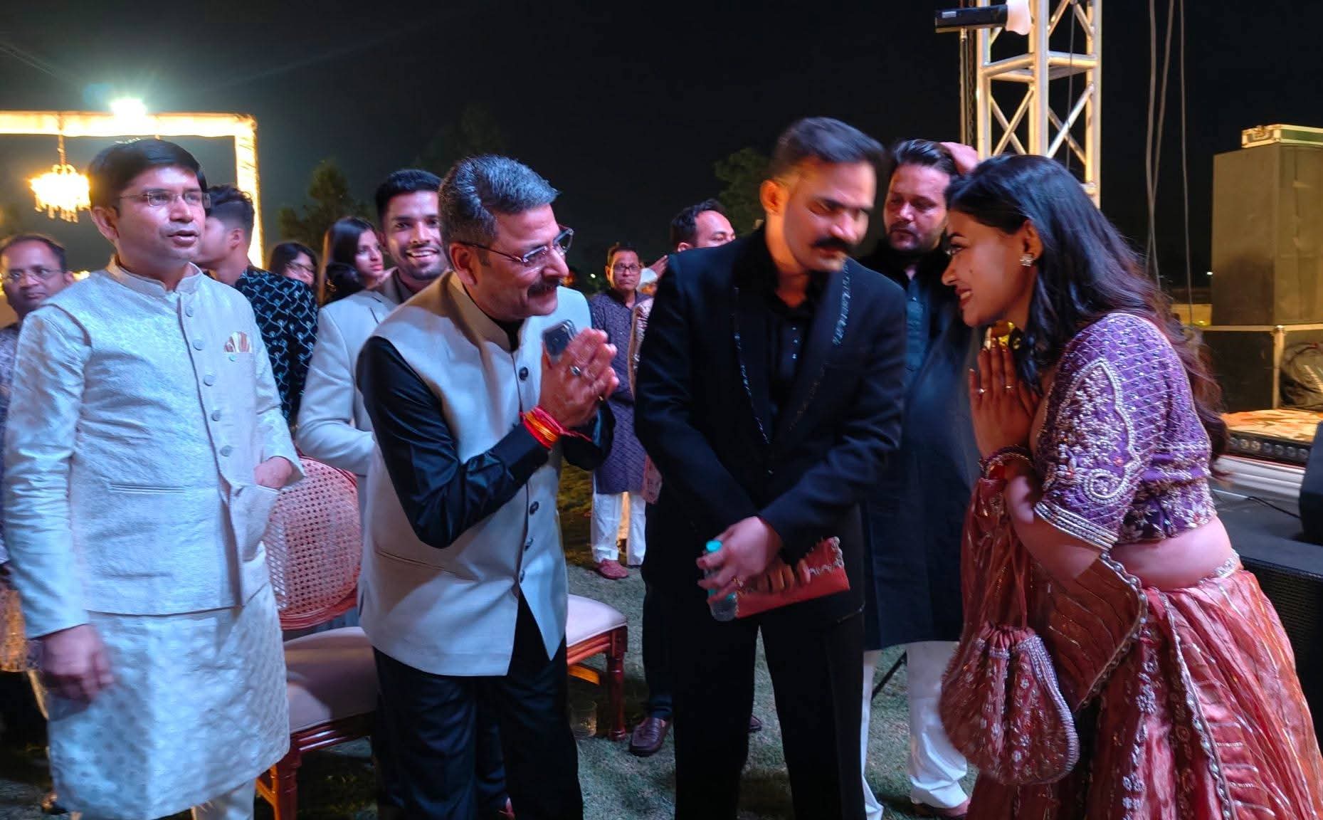 KK Bishnoi-Anshika Verma Ring Ceremony
