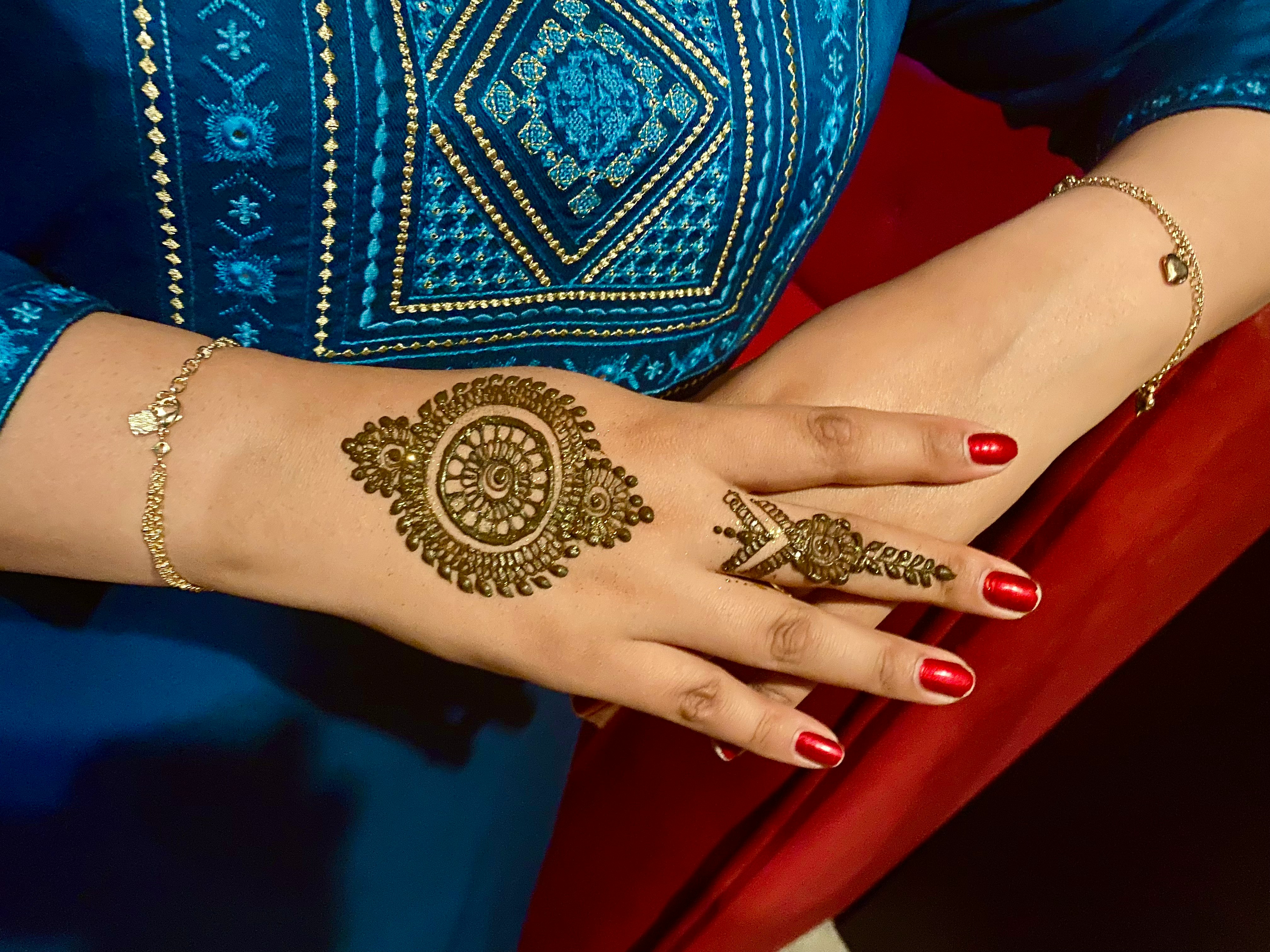 Hariyali Teej Mehndi Designs